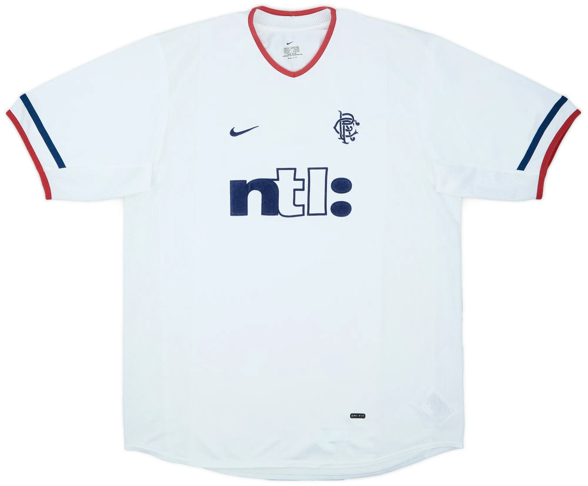 Nike Rangers Mens SS Away Shirt 2001/02