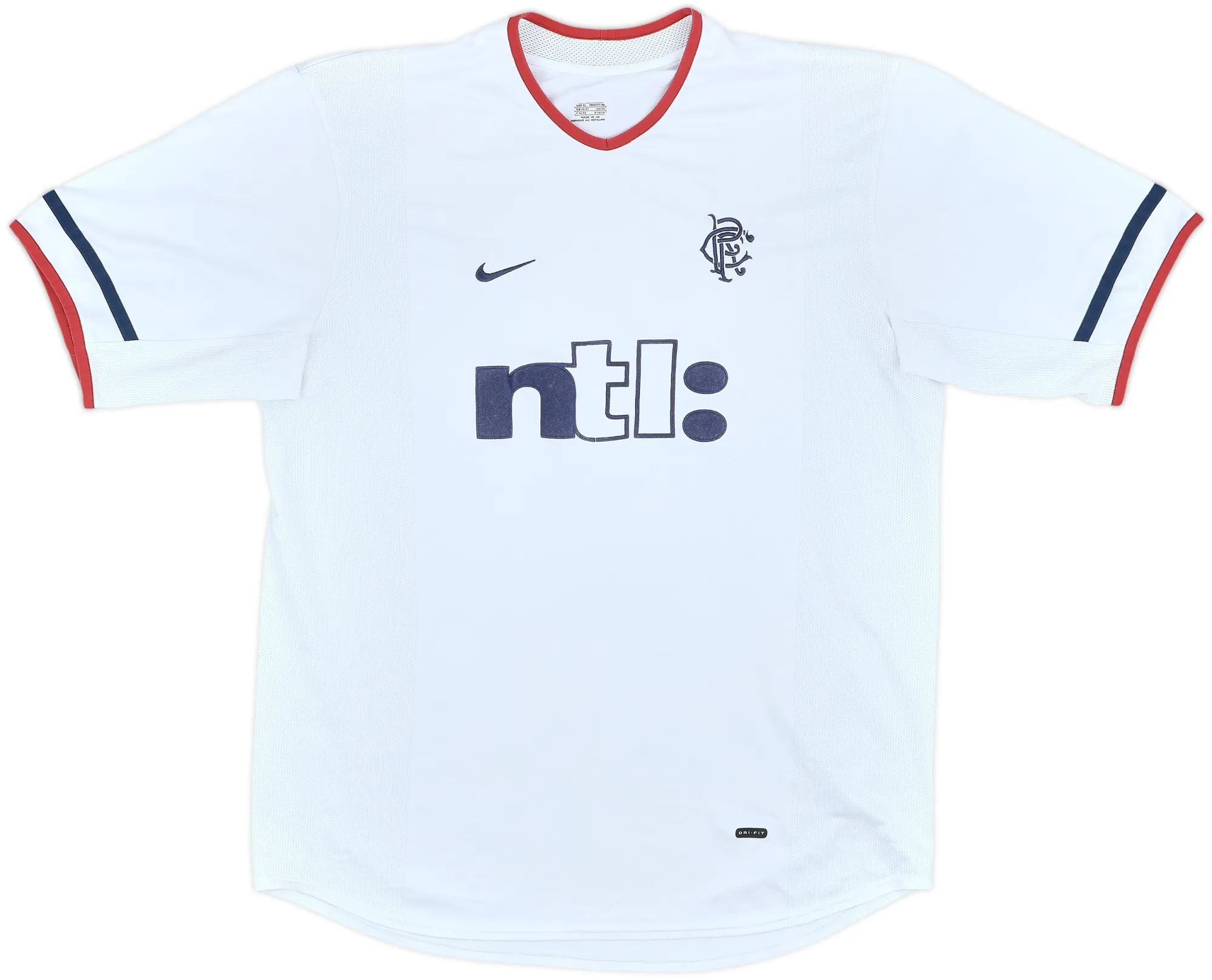 Nike Rangers Mens SS Away Shirt 2001/02