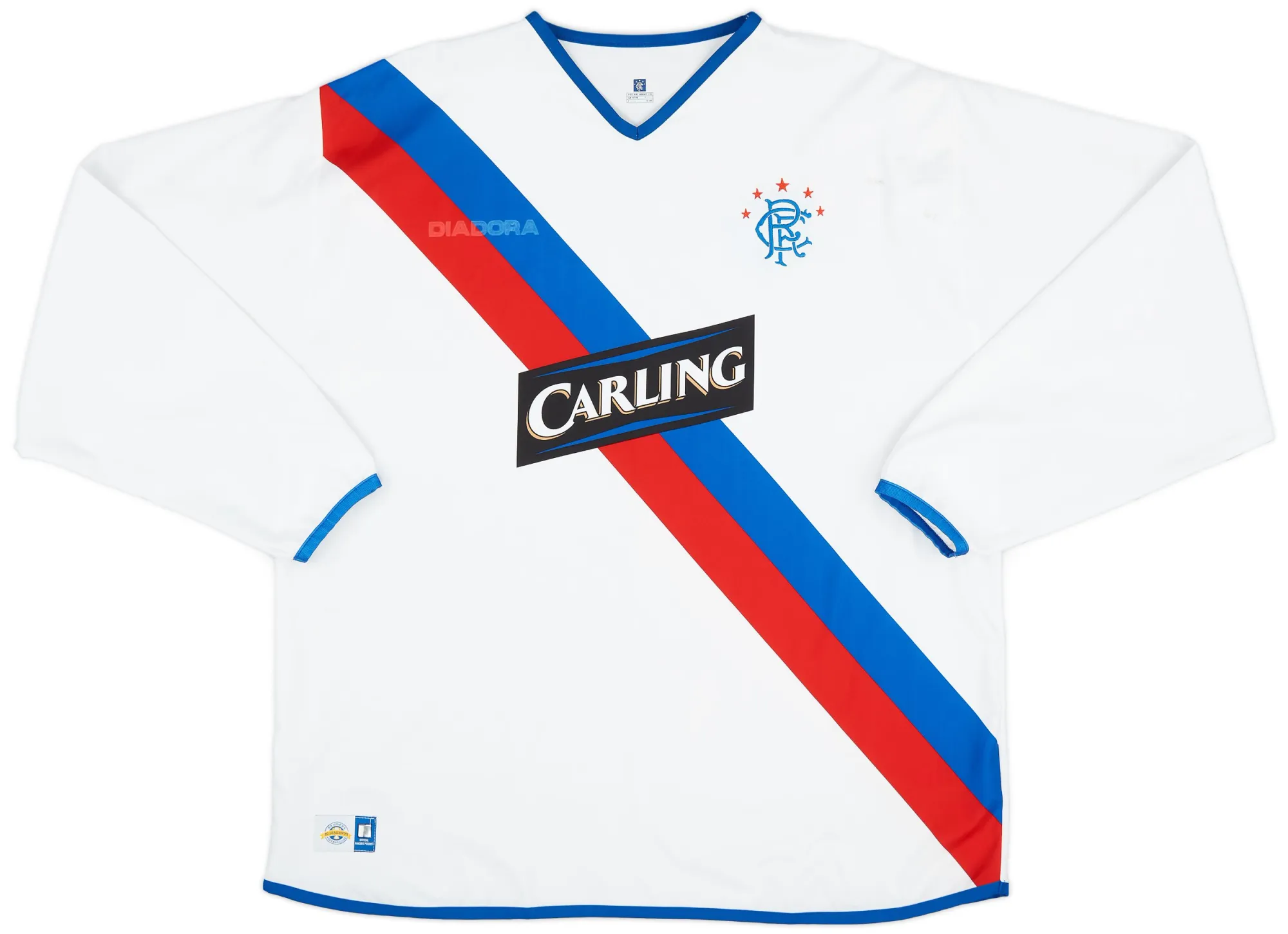 Diadora Rangers Mens LS Away Shirt 2004/05