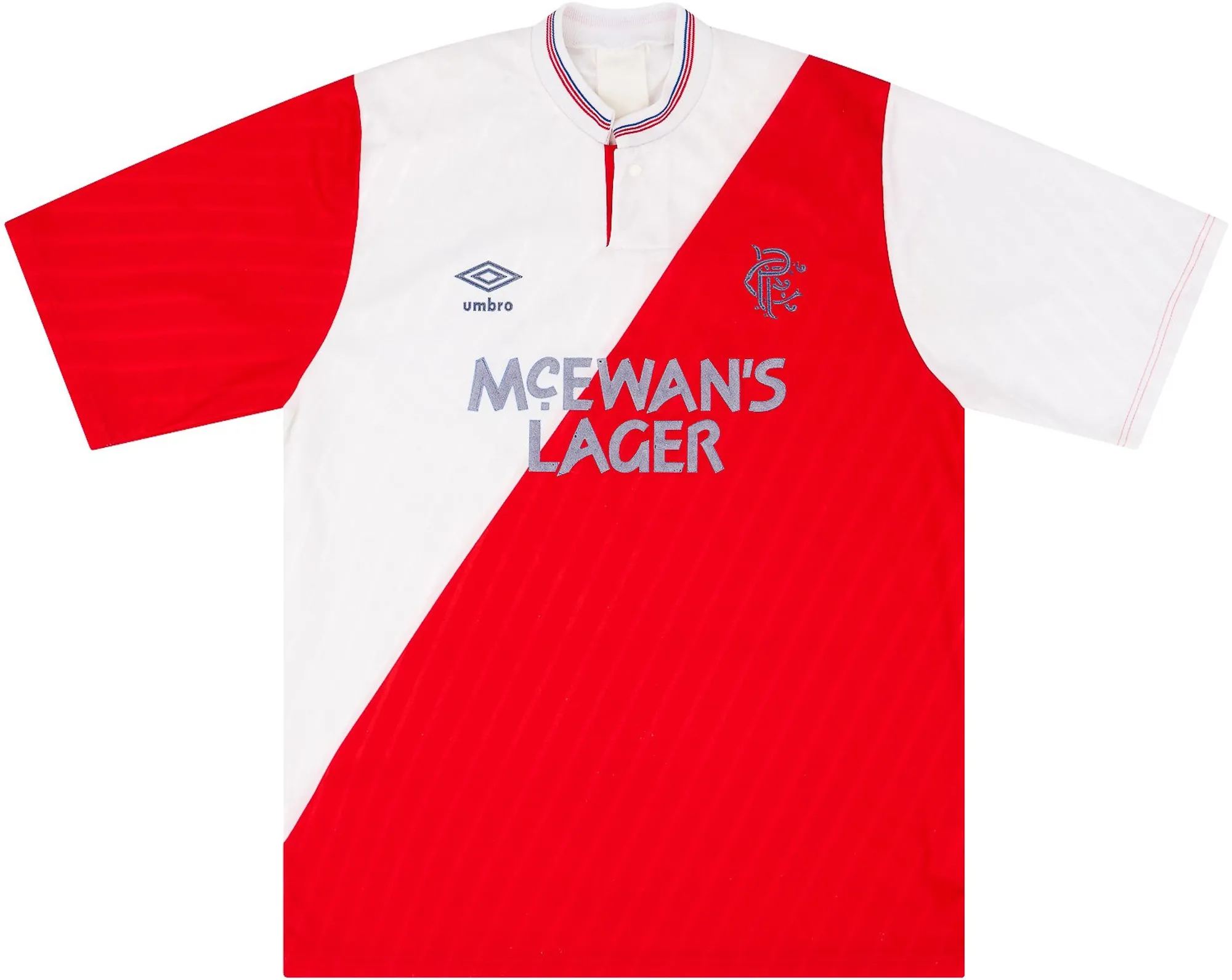 Umbro Rangers Mens SS Away Shirt 1987/88