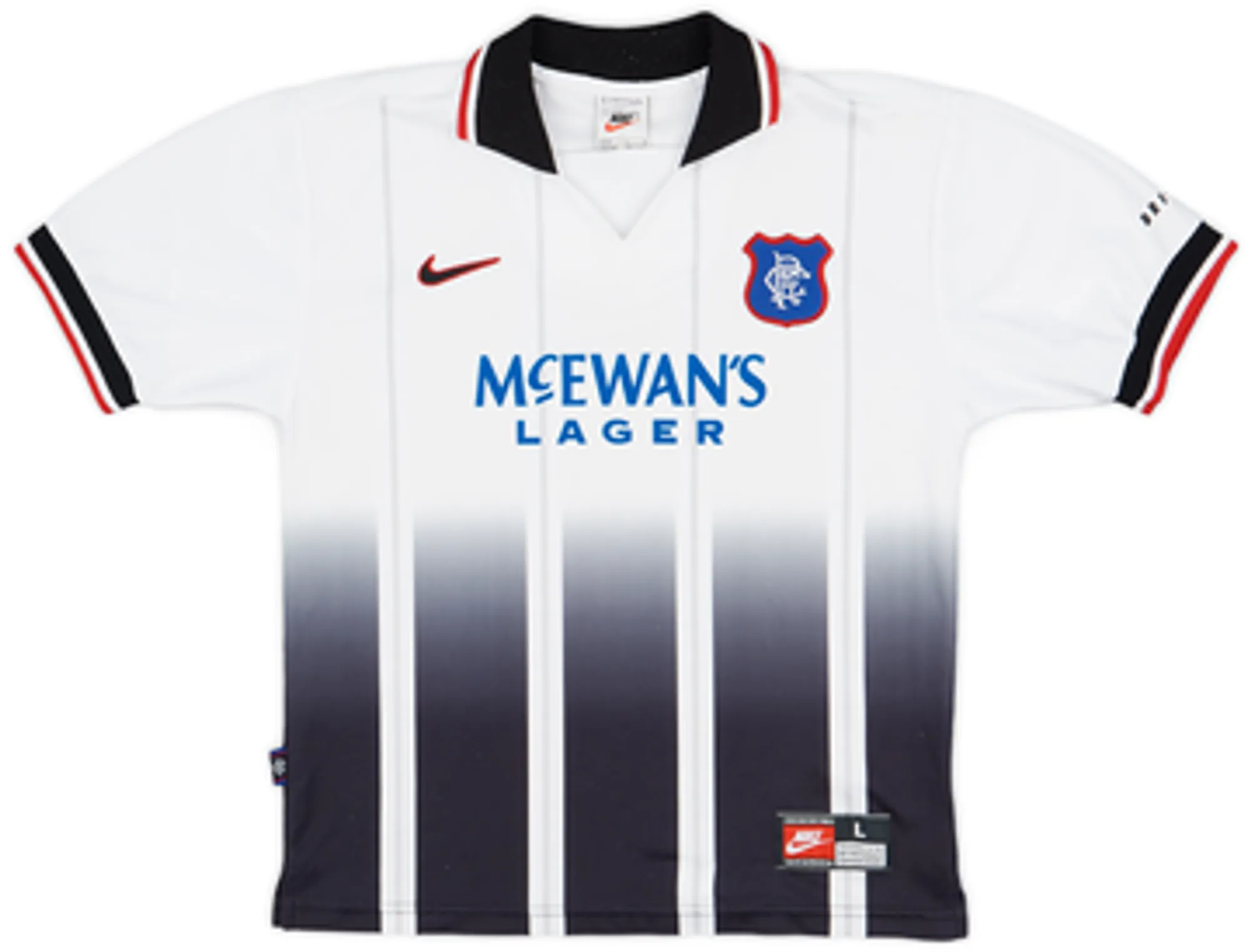 Nike Rangers Boys SS Away Shirt 1997/99