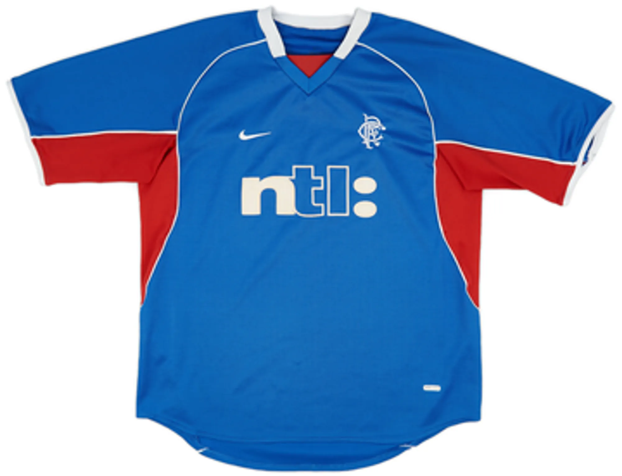 Nike Rangers Mens SS Home Shirt 2001/02