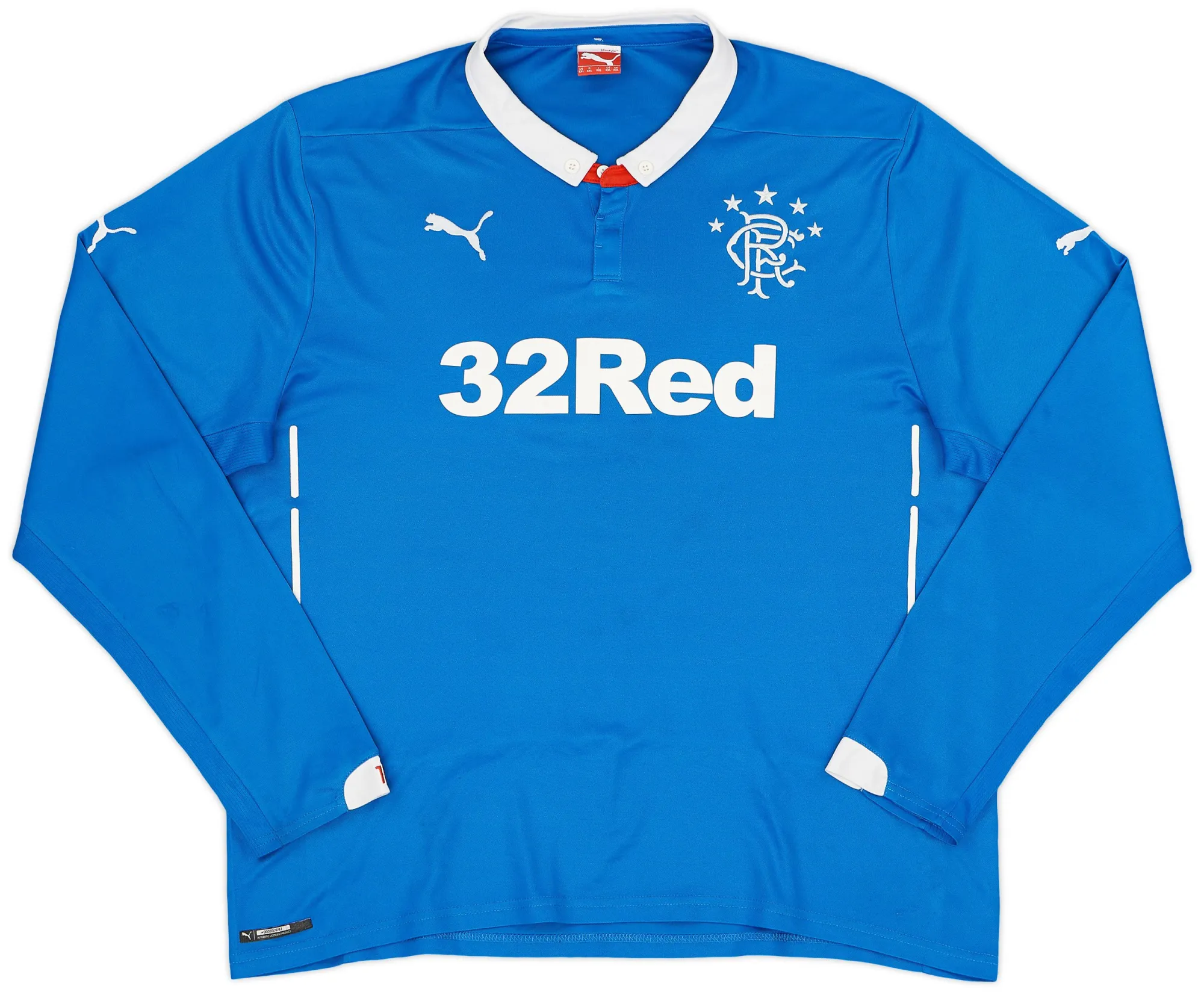 Puma Rangers Mens LS Home Shirt 2014/15