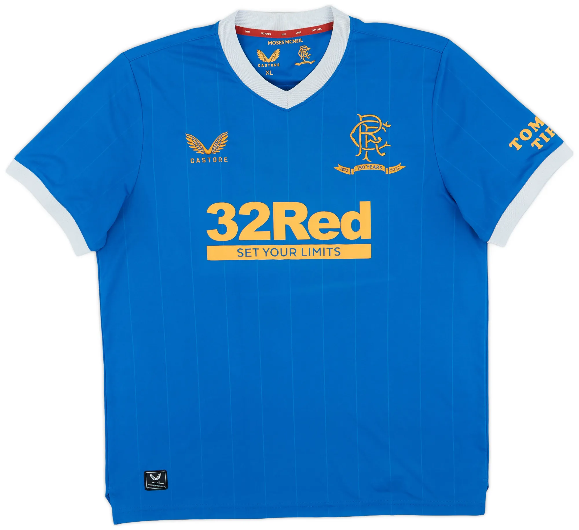 Castore Rangers Mens SS Home Shirt 2021/22