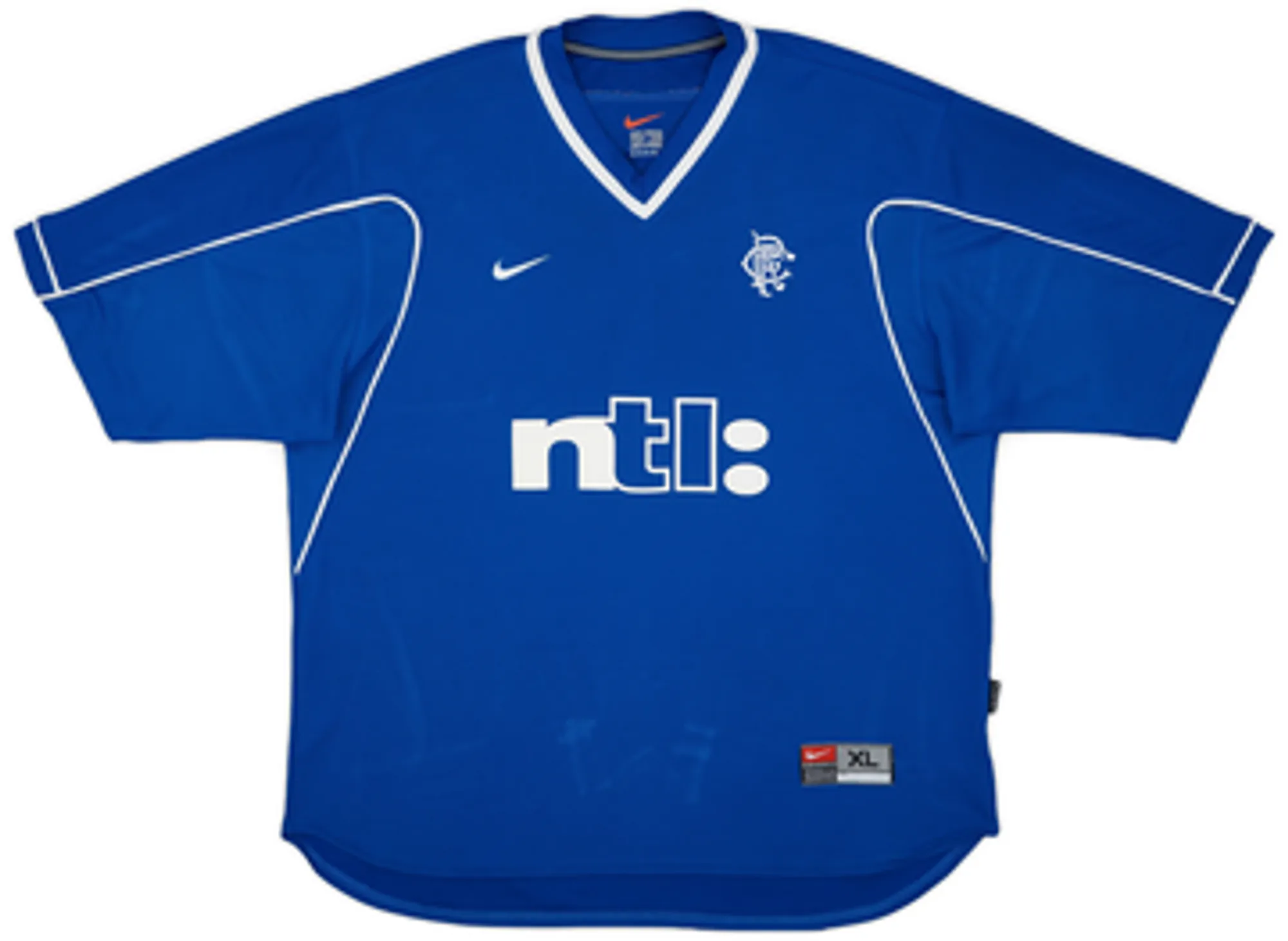 Nike Rangers Mens SS Home Shirt 1999/01