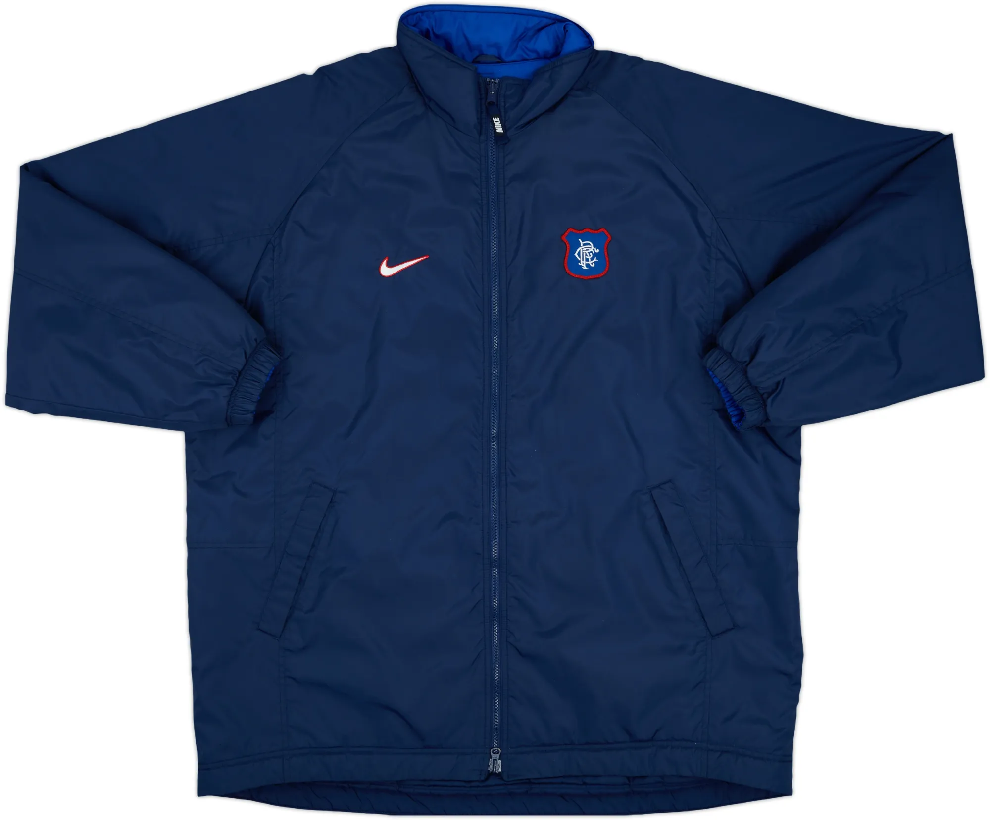 1997-98 Rangers Nike Reversible Padded Bench Coat - 8/10 - (XXL)