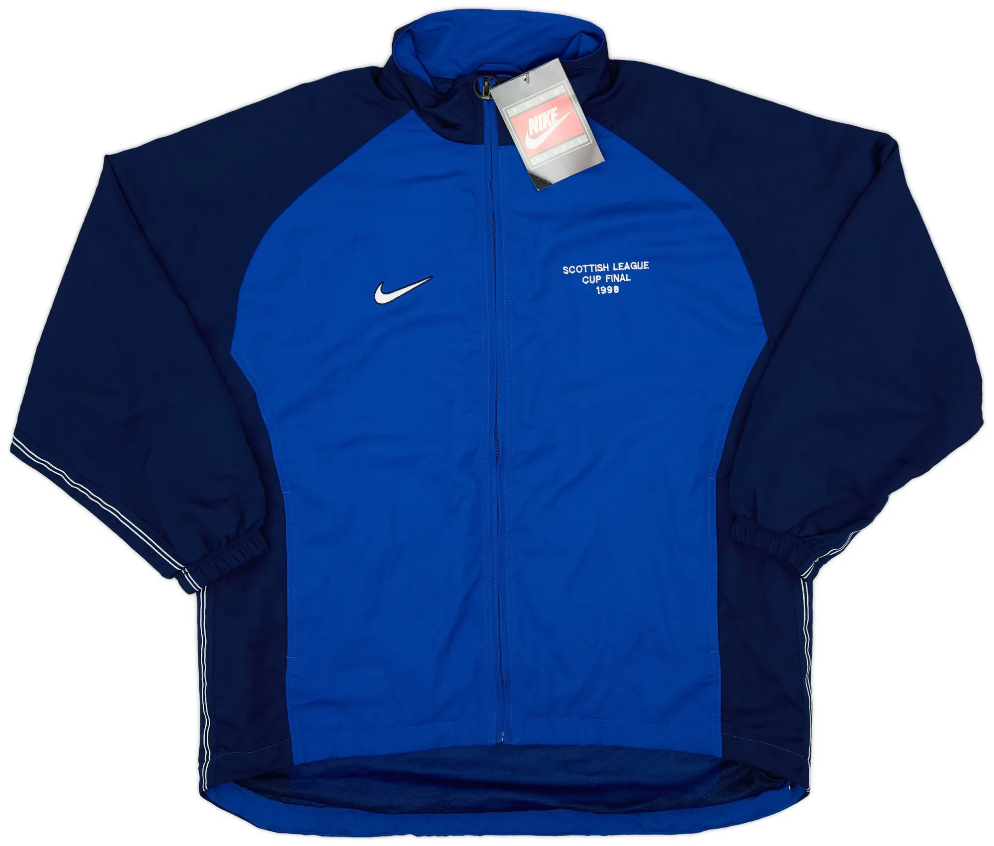 1998 Rangers "Scottish League Cup Final 1998" Nike Player Issue Track Jacket (M)