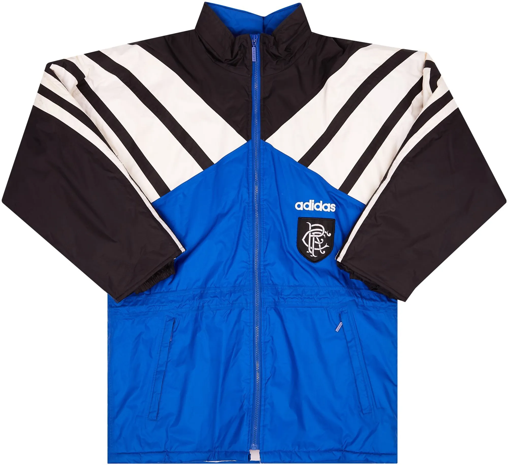 1992-94 Rangers adidas Bench Coat - 9/10 - (XL)