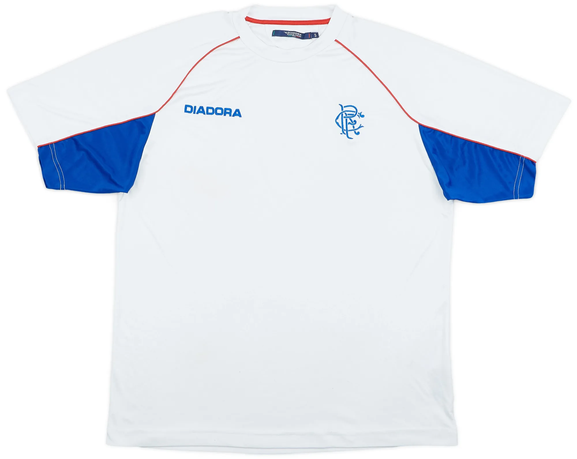 Diadora Rangers Mens SS Home Shirt 2002/03