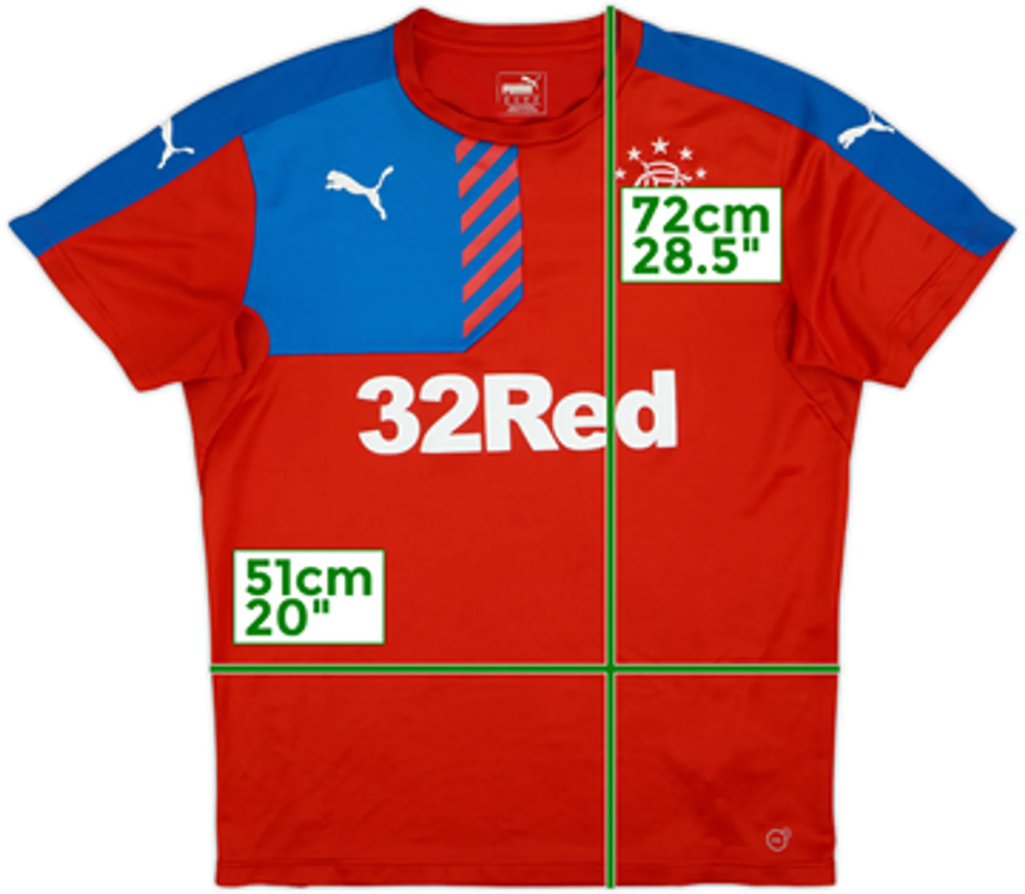 Puma Rangers Mens SS Home Shirt 2015/16