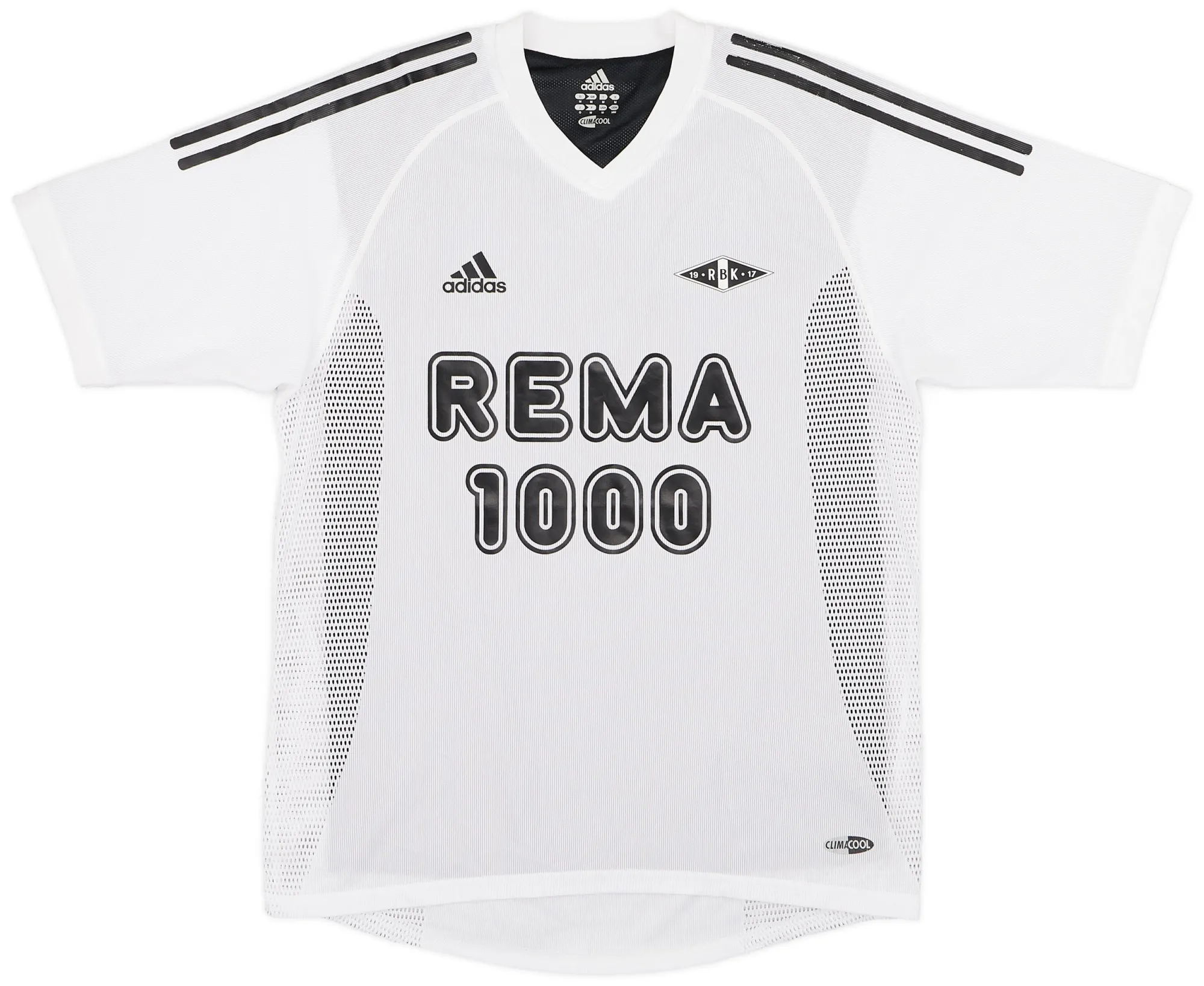 adidas Rosenborg Mens SS Player Issue Home Shirt 2003/04
