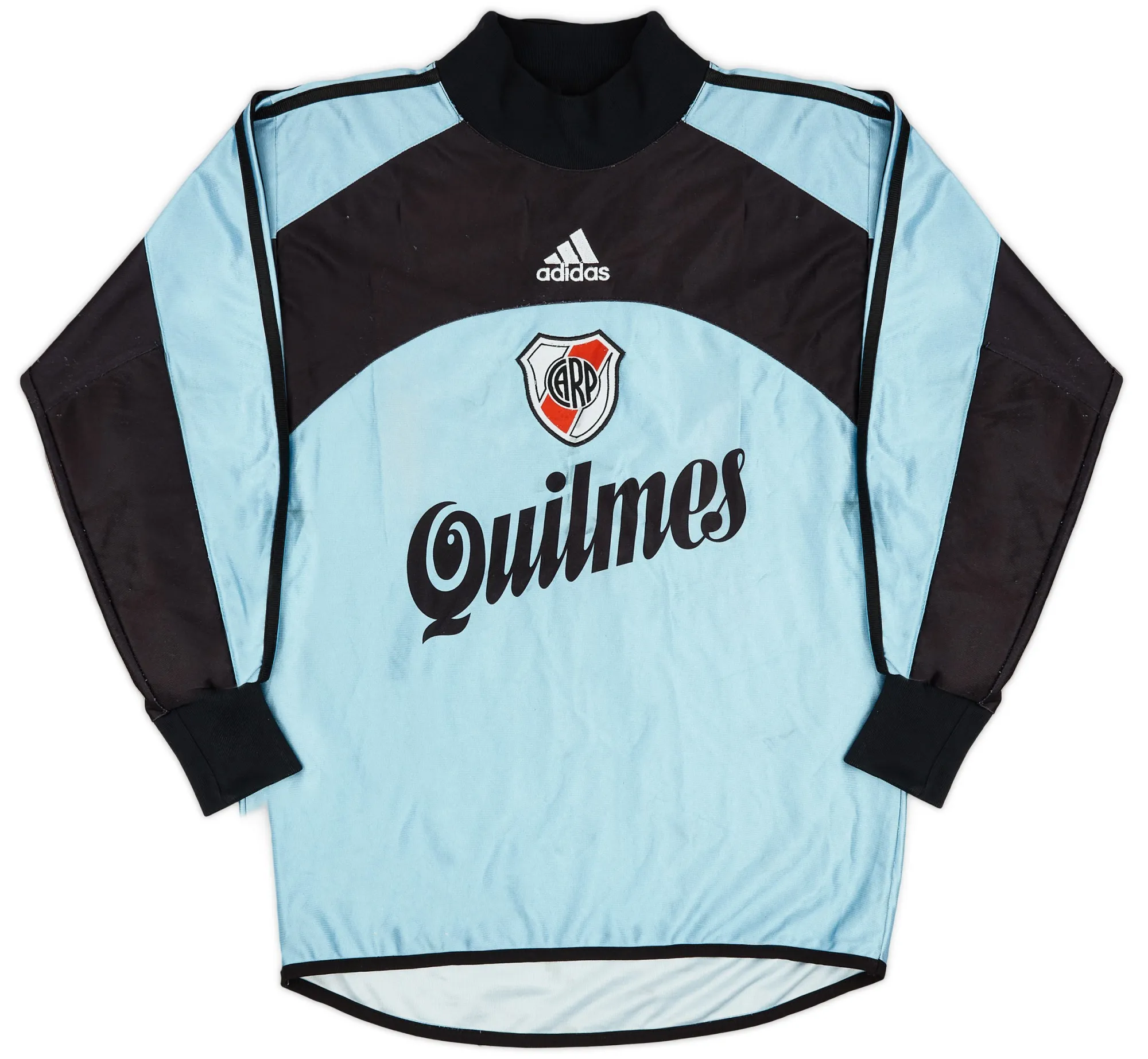 adidas River Plate Mens LS Goalkeeper Home Shirt 2001/02