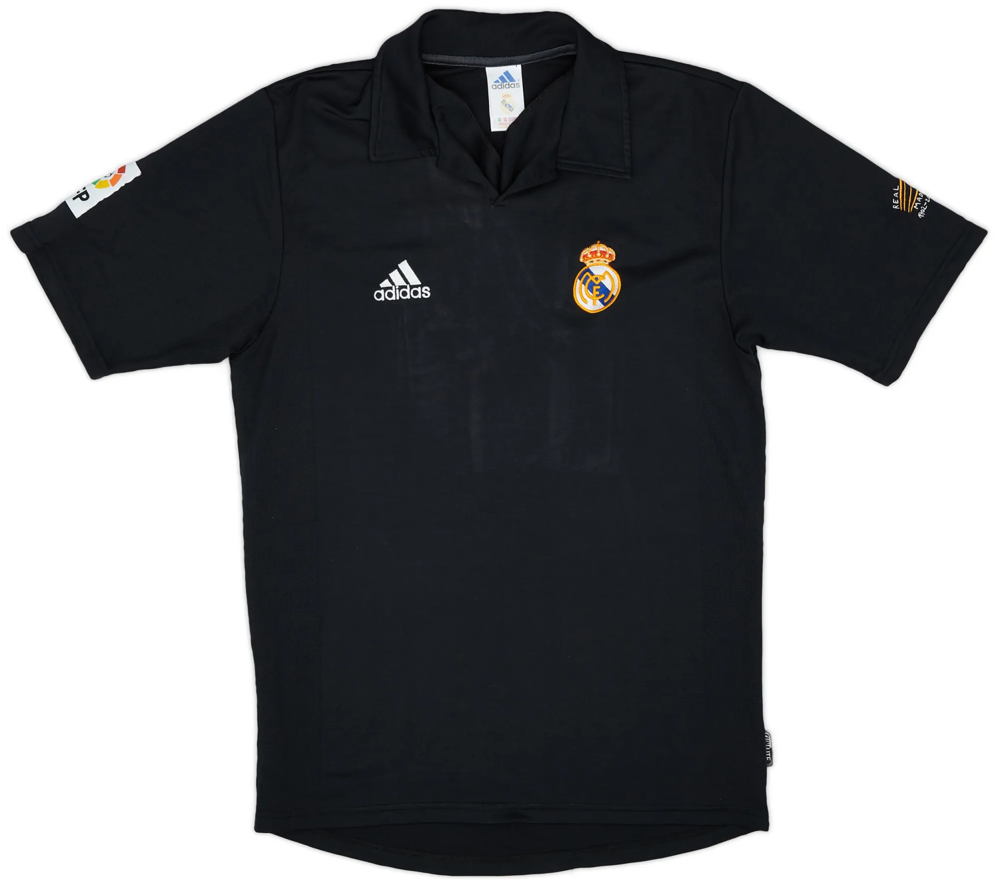 adidas Real Madrid Mens SS Away Shirt 2001/02