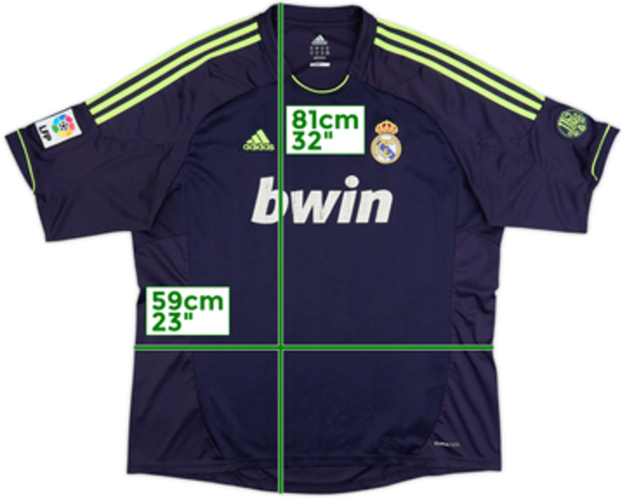 adidas Real Madrid Mens SS Away Shirt 2012/13