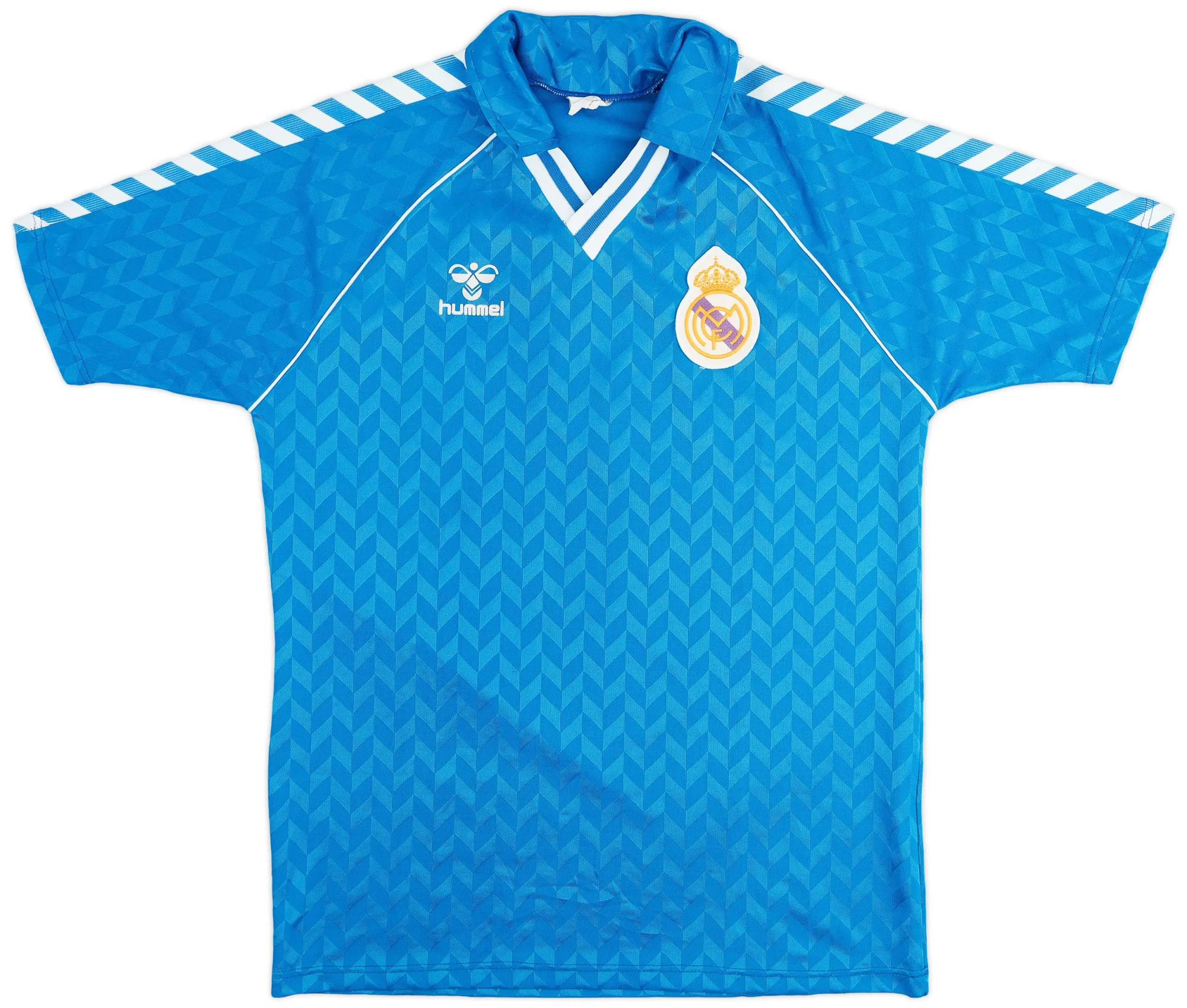 Hummel Real Madrid Mens SS Away Shirt 1987/88