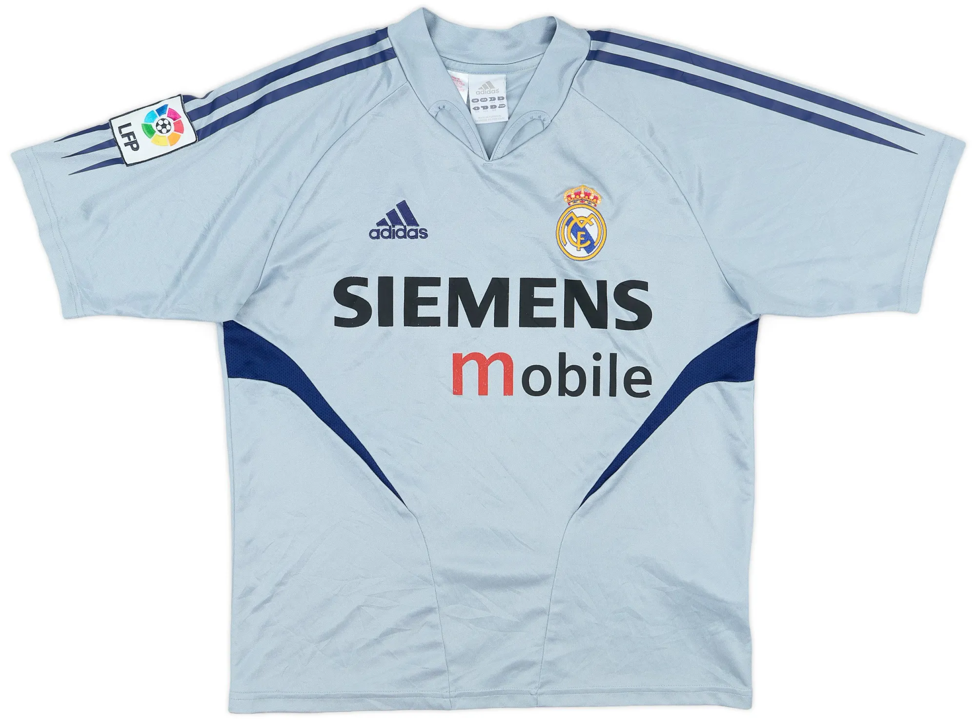 adidas Real Madrid Mens LS Goalkeeper Home Shirt 2004/05