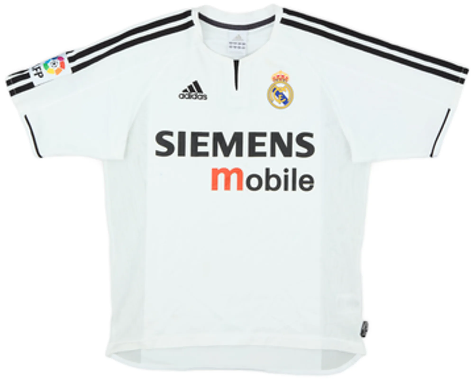 adidas Real Madrid Boys SS Home Shirt 2003/04