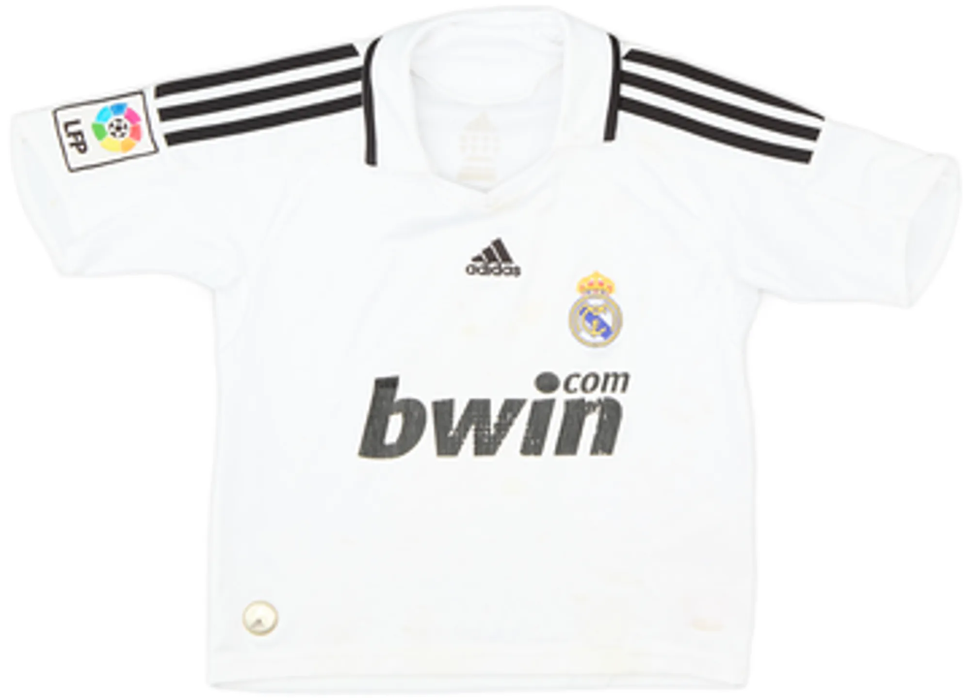 adidas Real Madrid Boys SS Home Shirt 2008/09