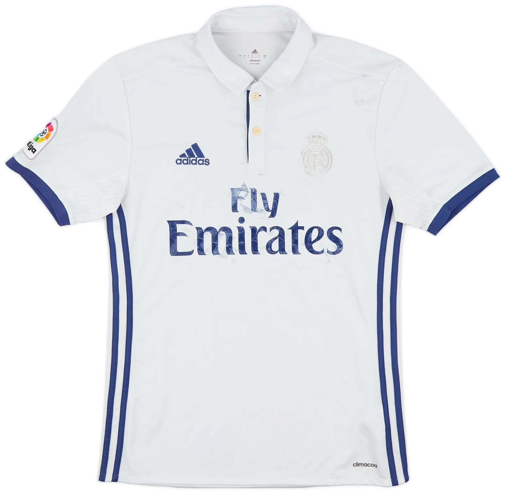 adidas Real Madrid Mens SS Home Shirt 2016/17