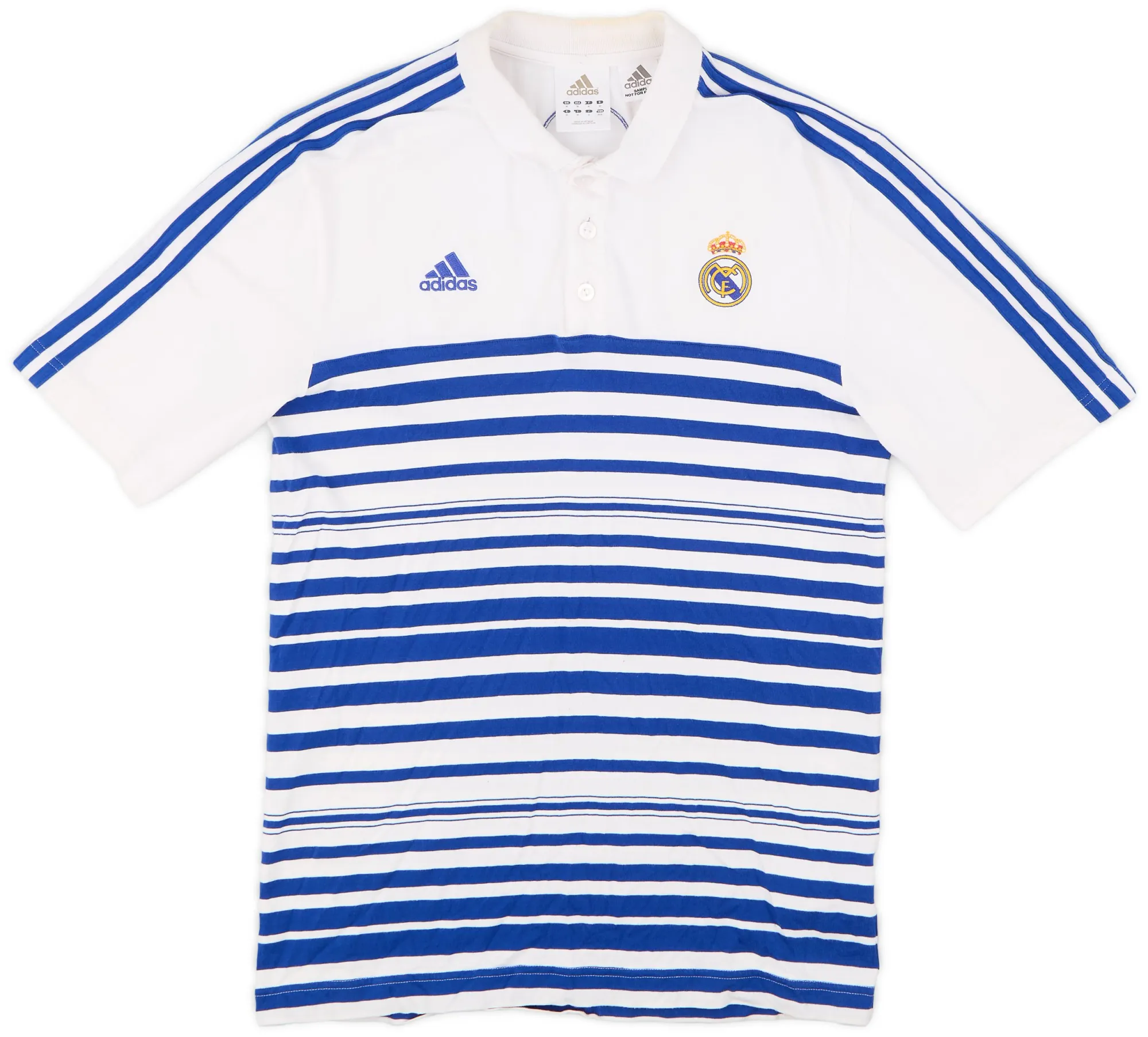 2009-10 Real Madrid adidas Polo Shirt - 7/10 - (M)