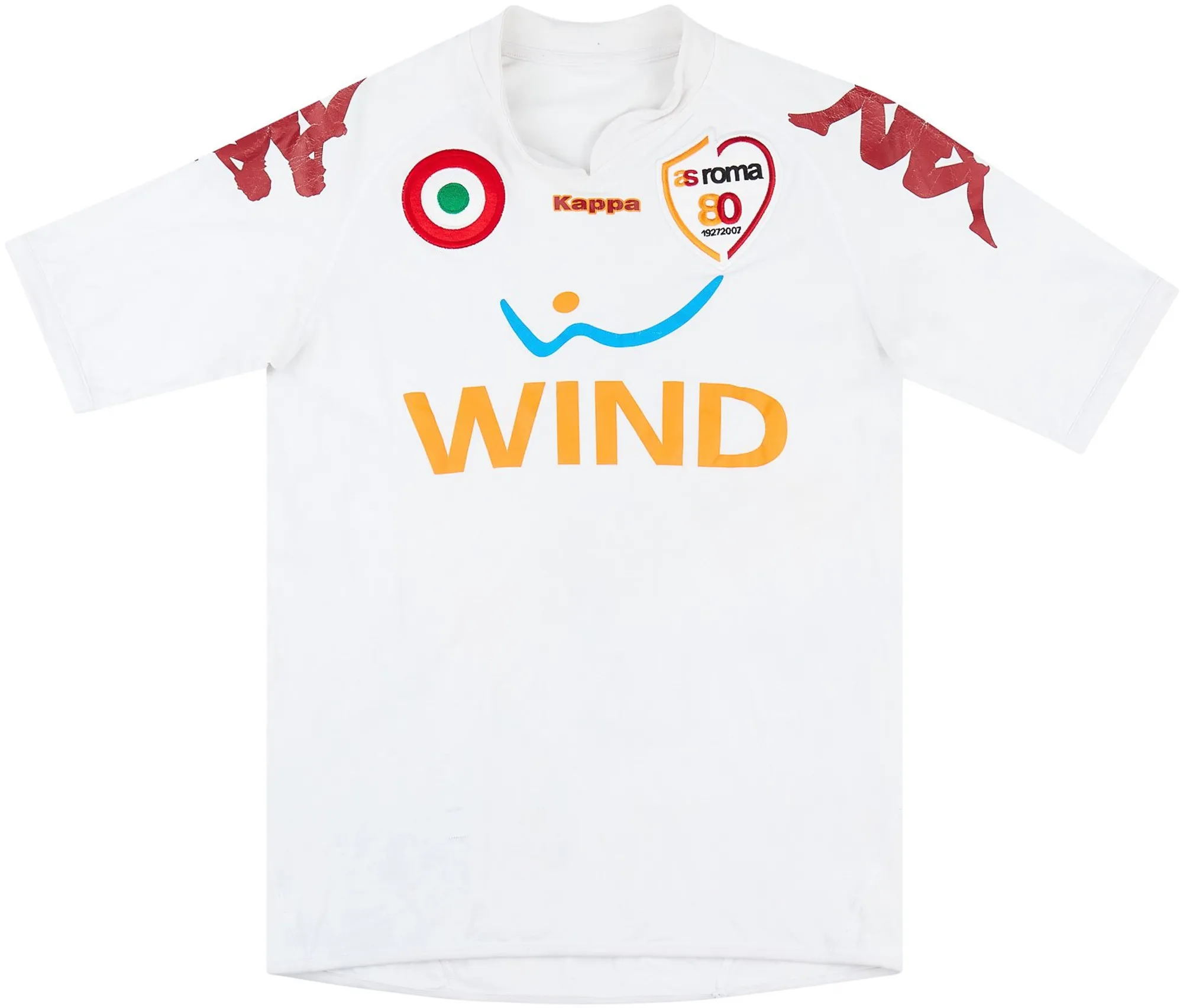 Kappa Roma Mens SS Away Shirt 2007/08
