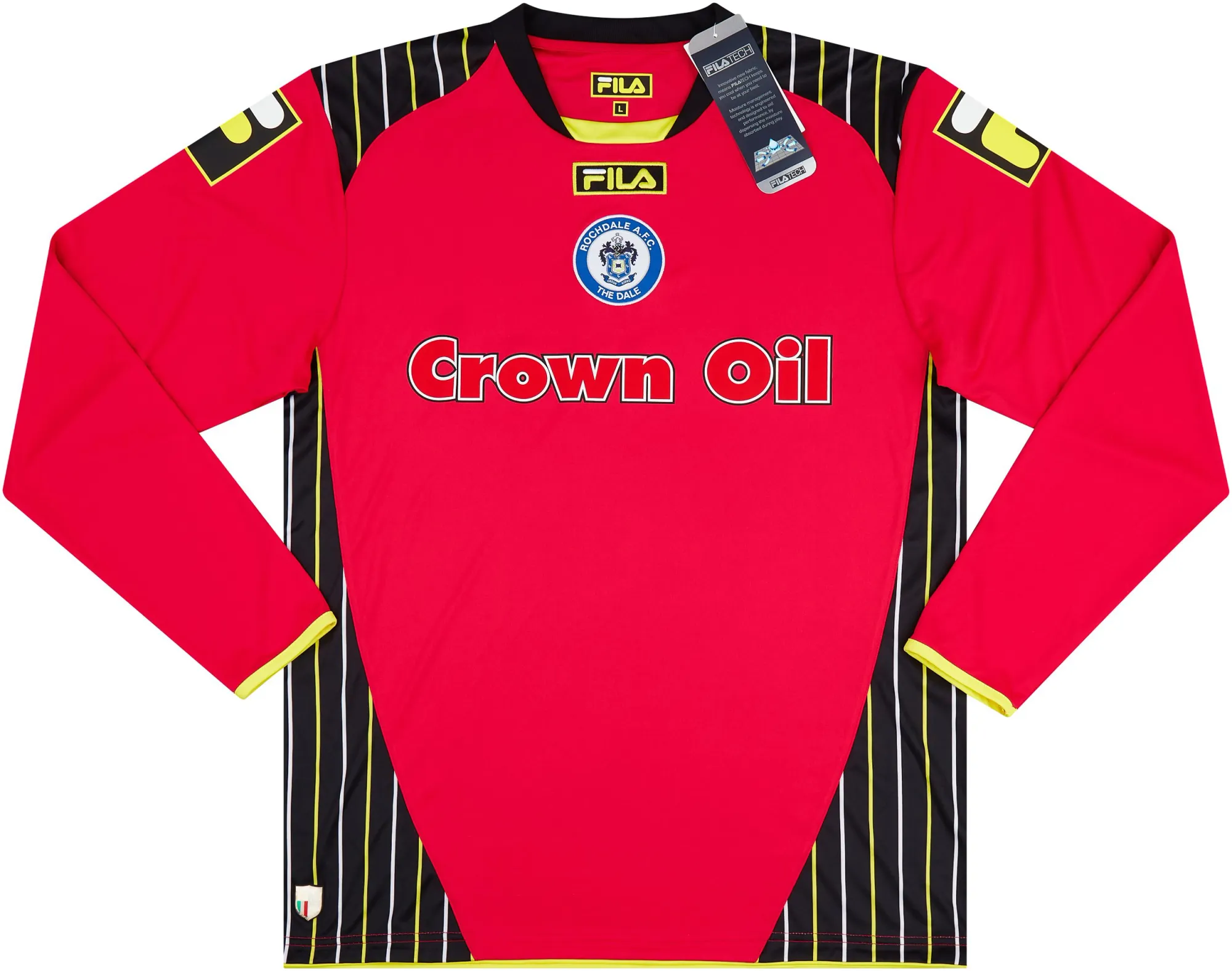 Fila Rochdale Mens LS Goalkeeper Third Shirt 2013/14