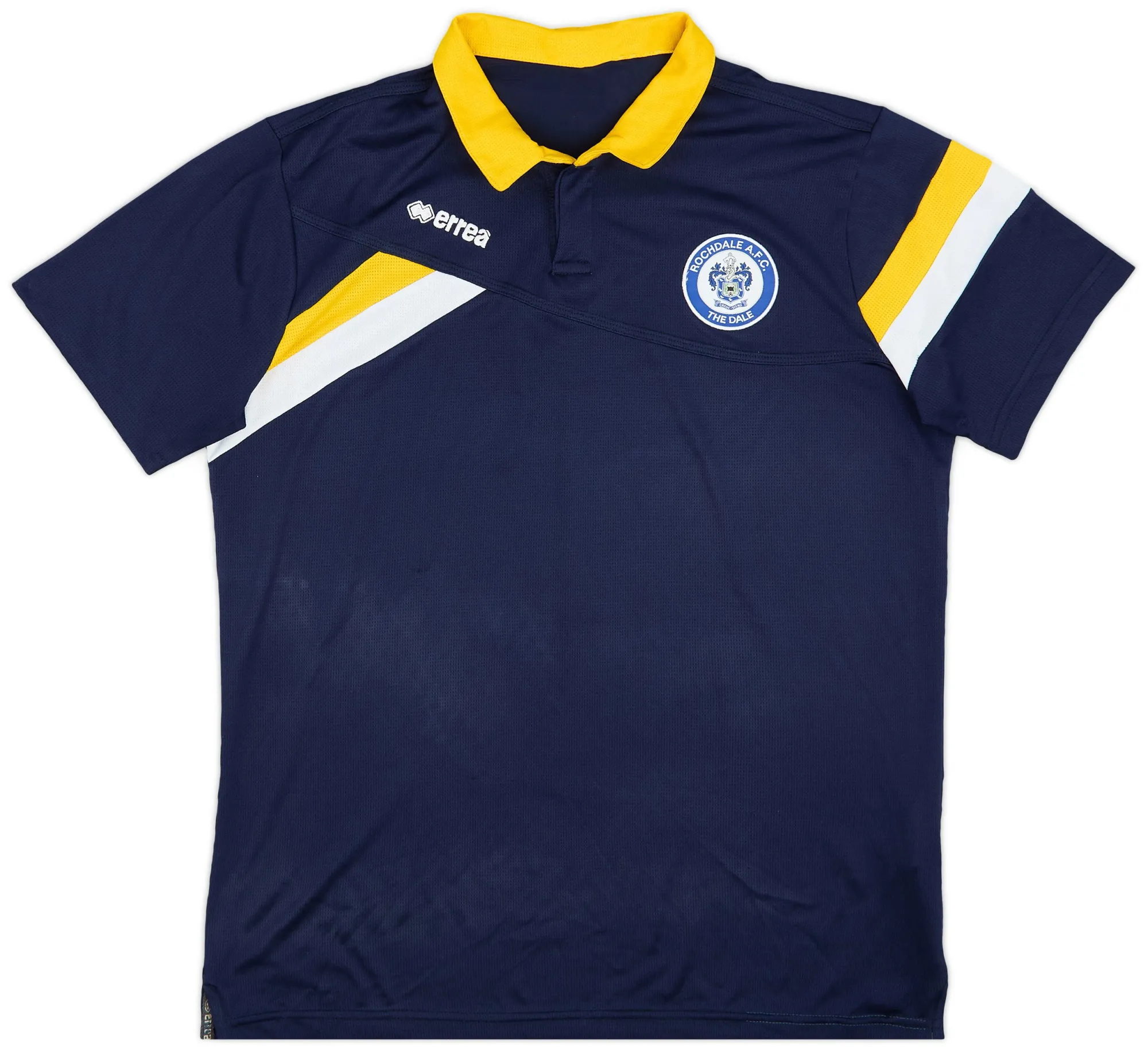 Errea Rochdale Mens SS Home Shirt 2016/17