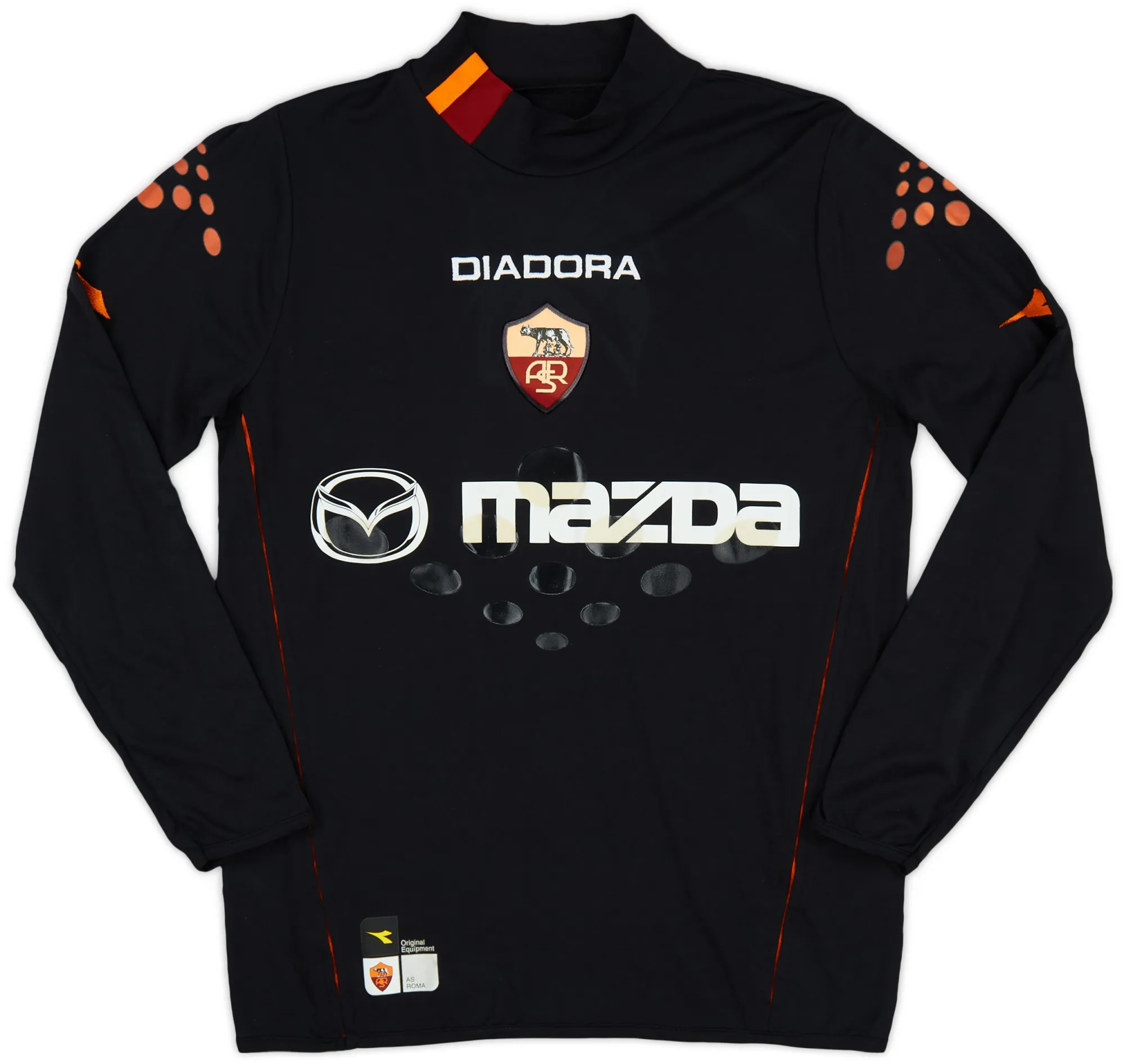 Diadora Roma Mens LS Goalkeeper Home Shirt 2003/04