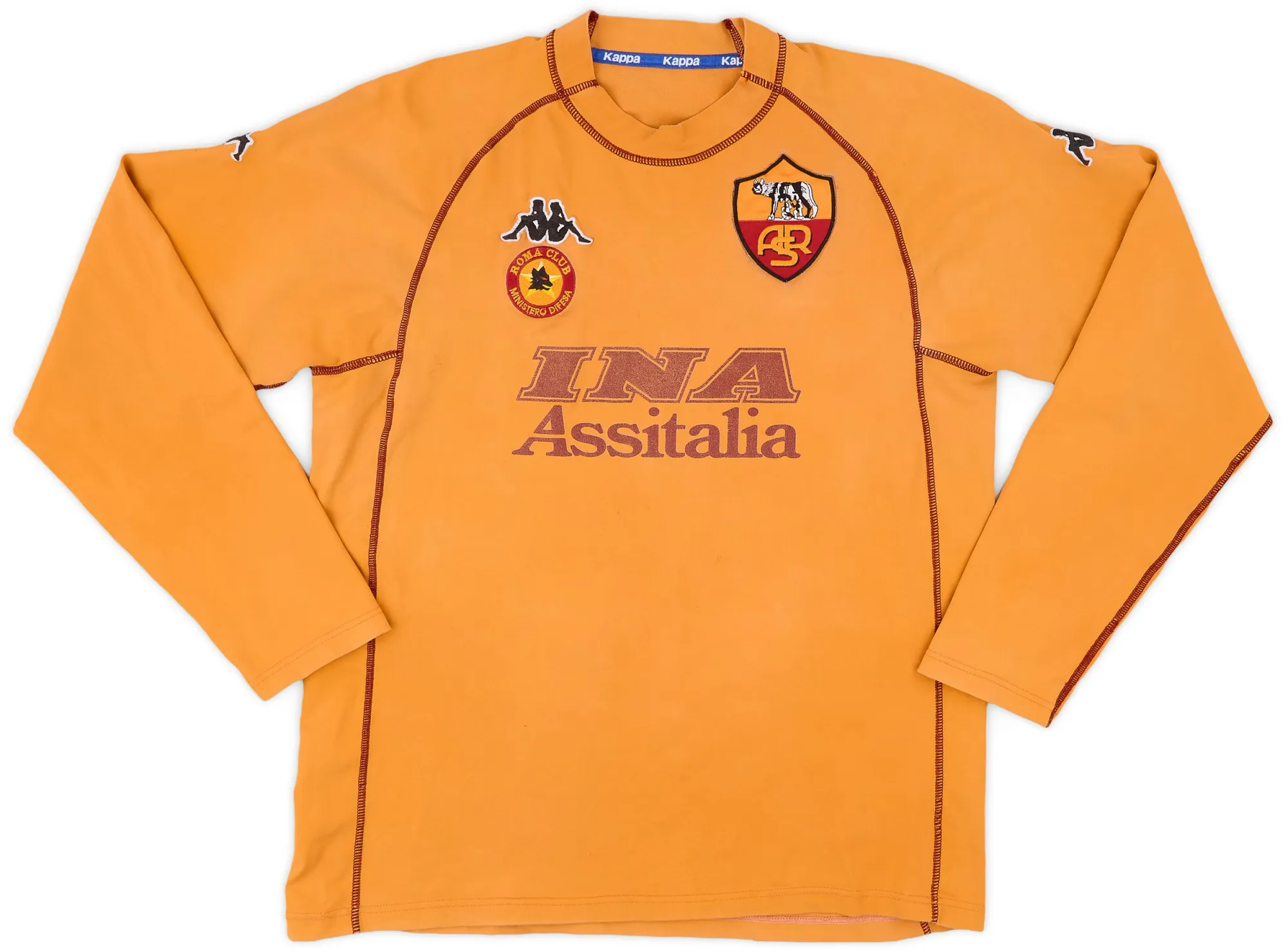 Kappa Roma Mens LS Goalkeeper Home Shirt 2000/01