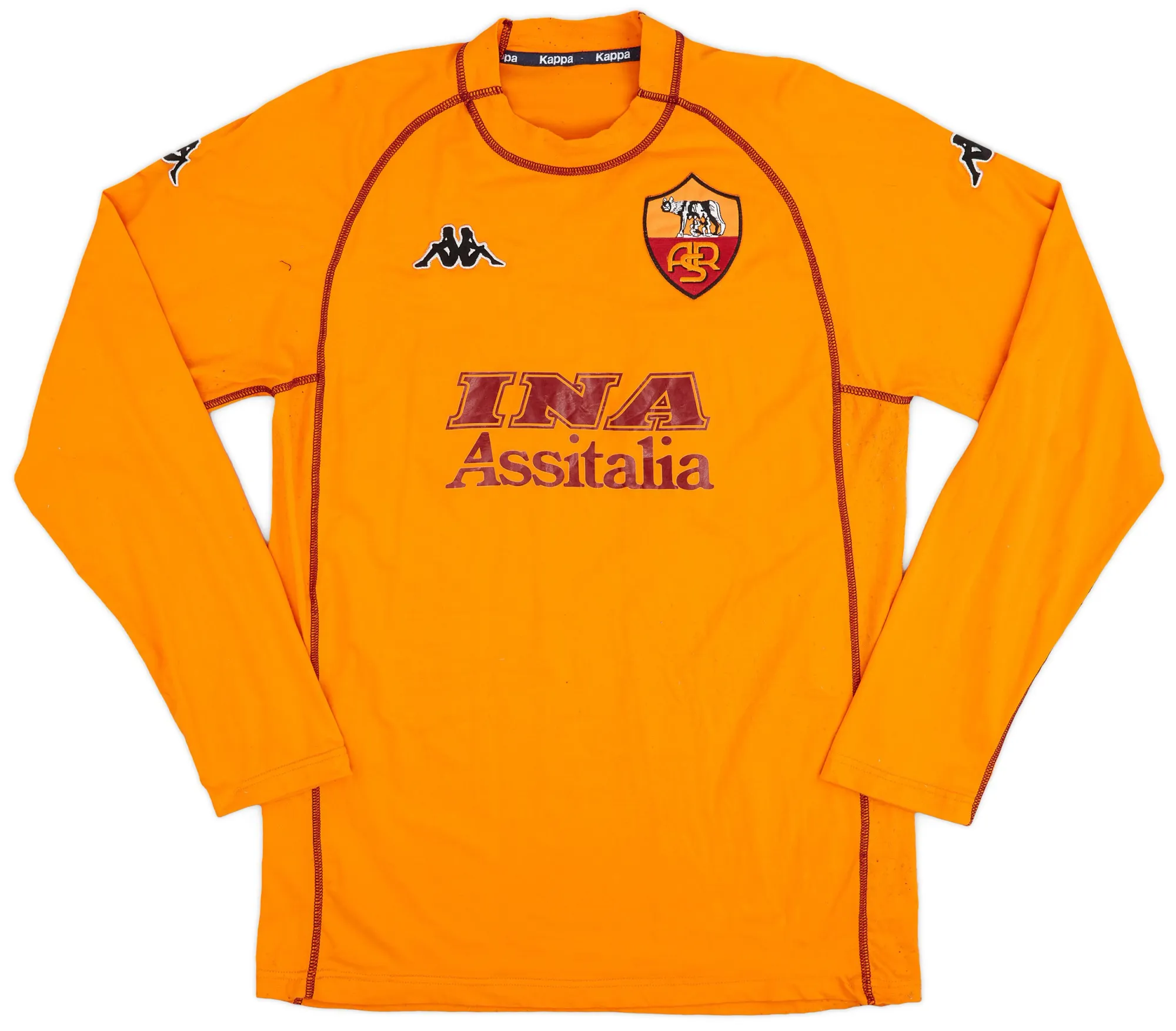 Kappa Roma Mens LS Goalkeeper Home Shirt 2000/01