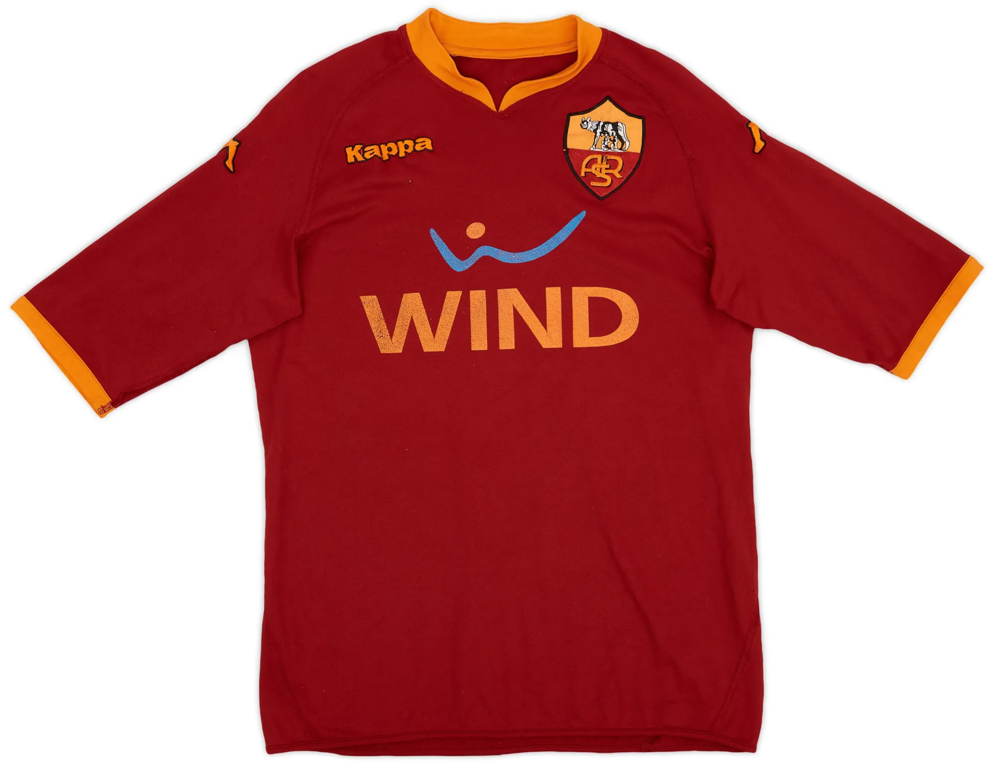 Kappa Roma Mens SS Home Shirt 2007/08