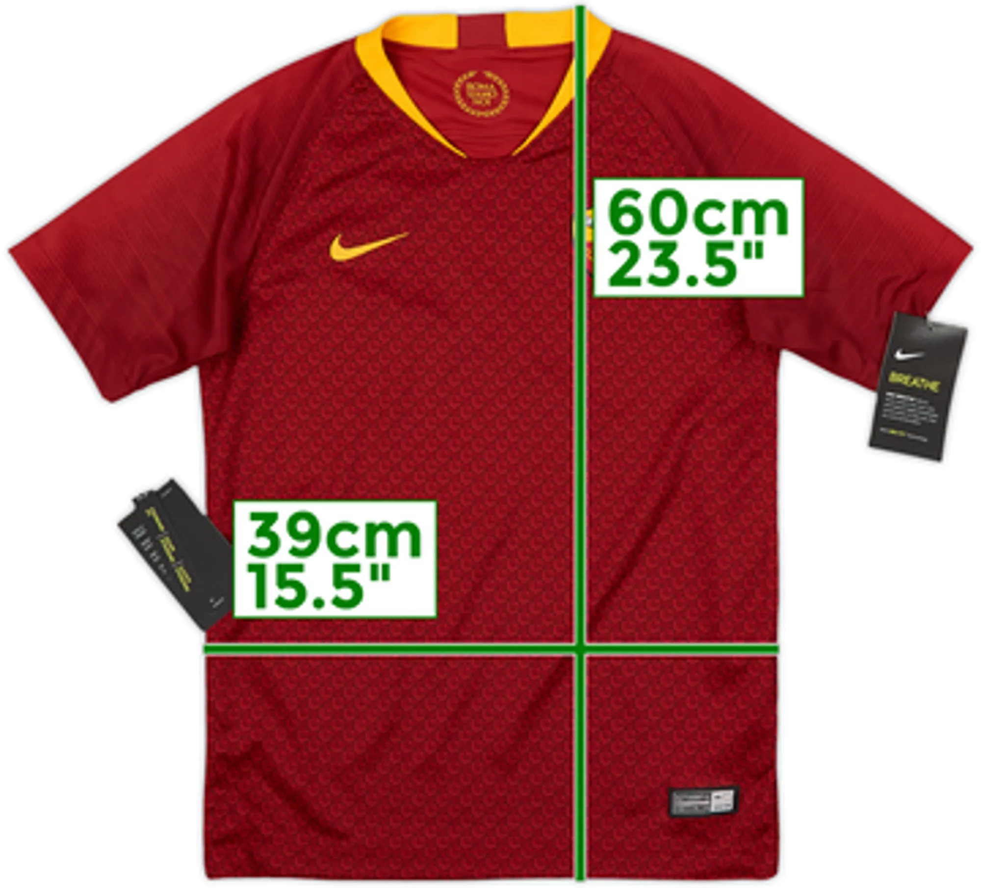 Nike Roma Boys SS Home Shirt 2018/19