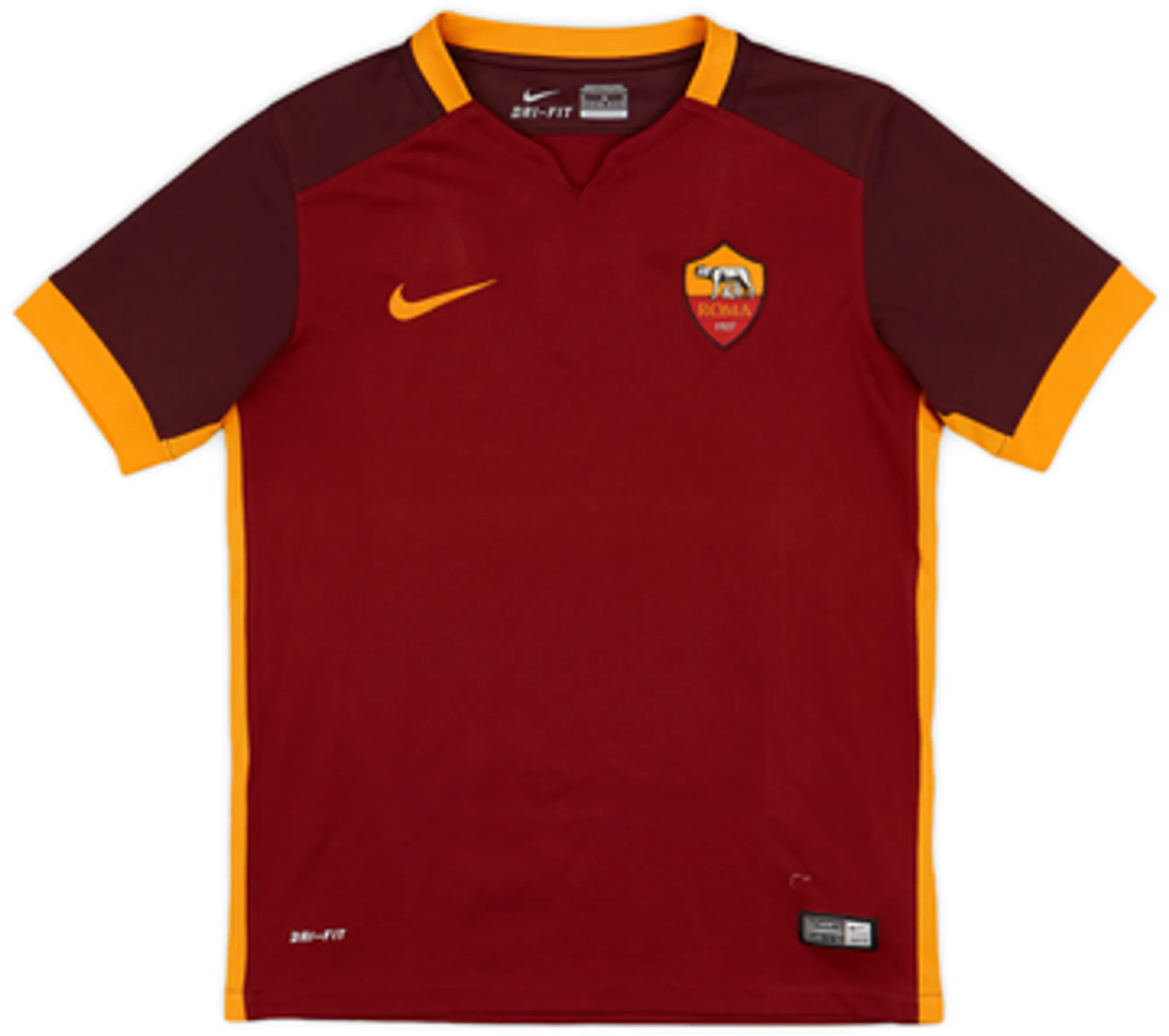 Nike Roma Boys SS Home Shirt 2015/16
