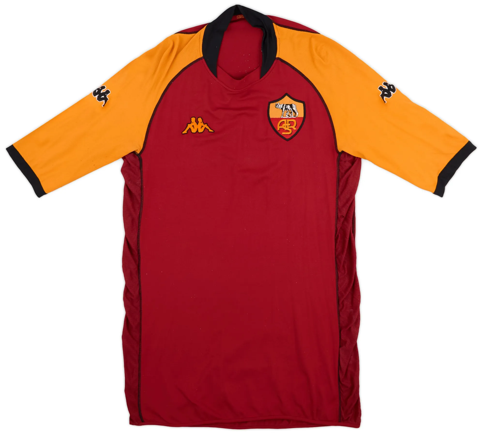 Kappa Roma Mens SS Home Shirt 2002/03