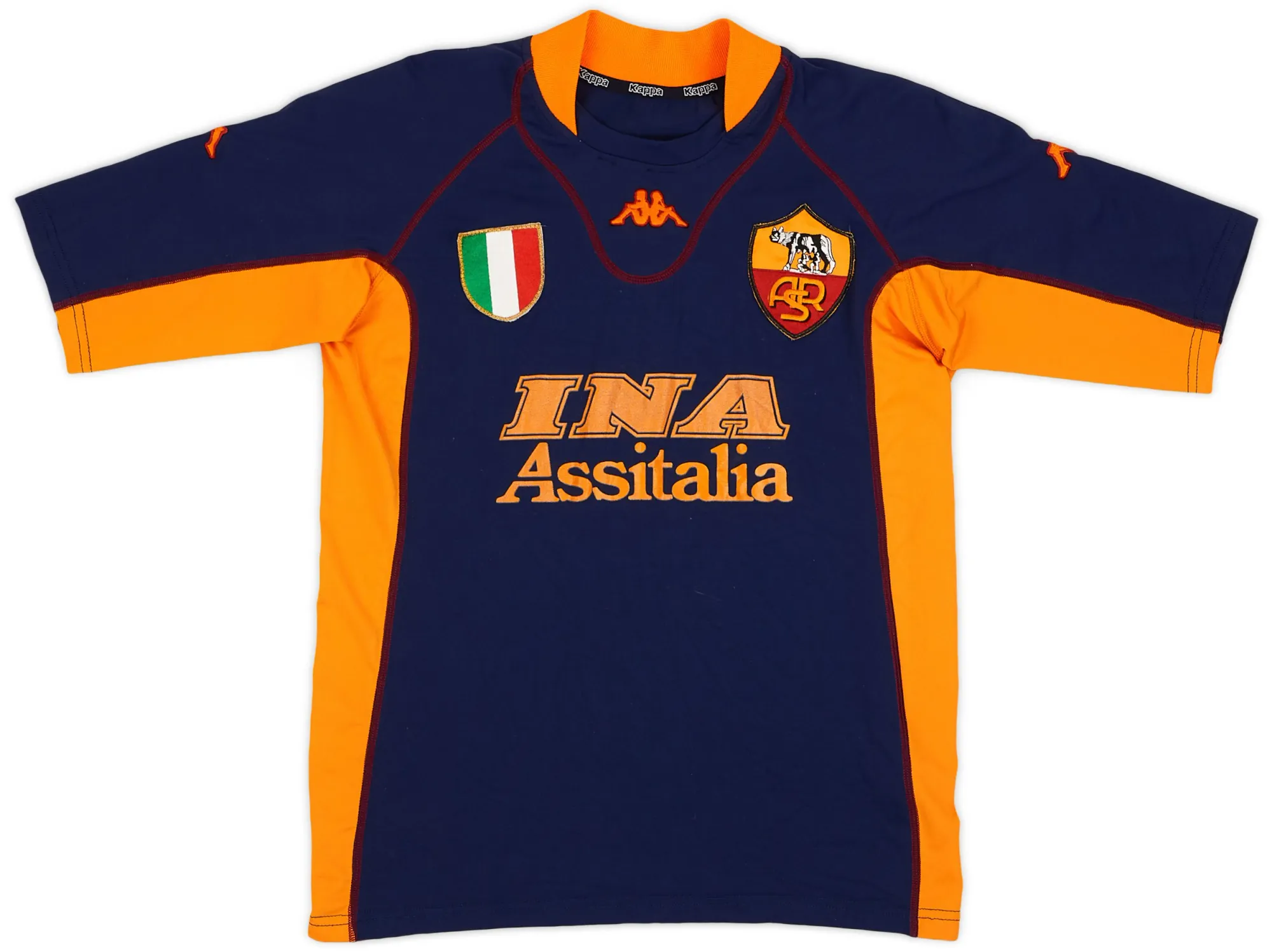 Kappa Roma Mens SS Third Shirt 2001/02