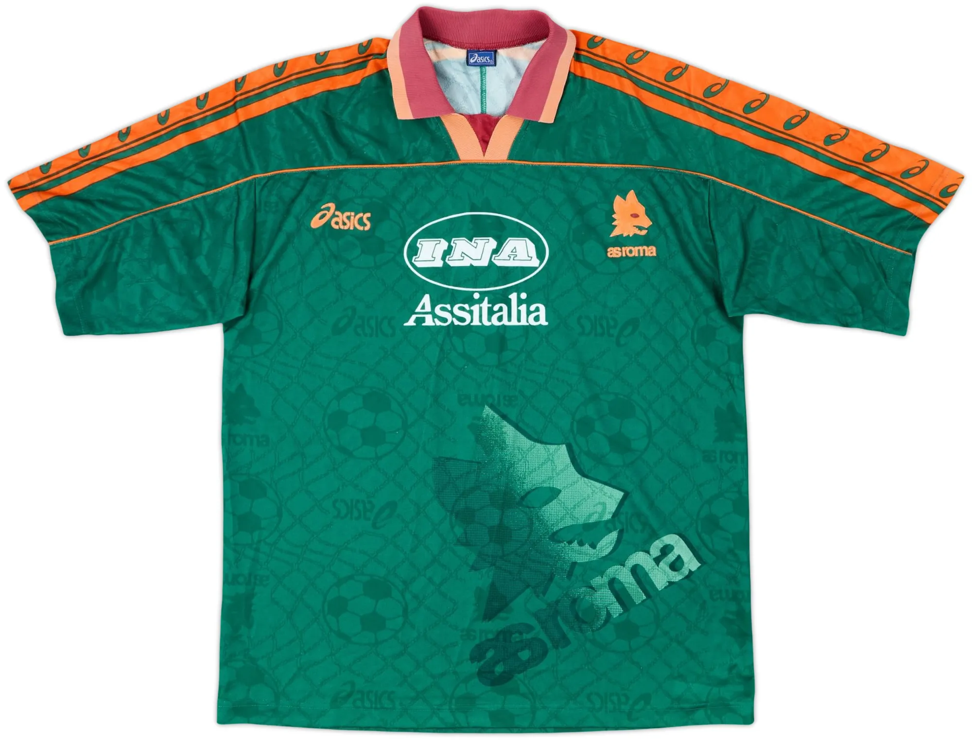 Asics Roma Mens SS Third Shirt 1995/96