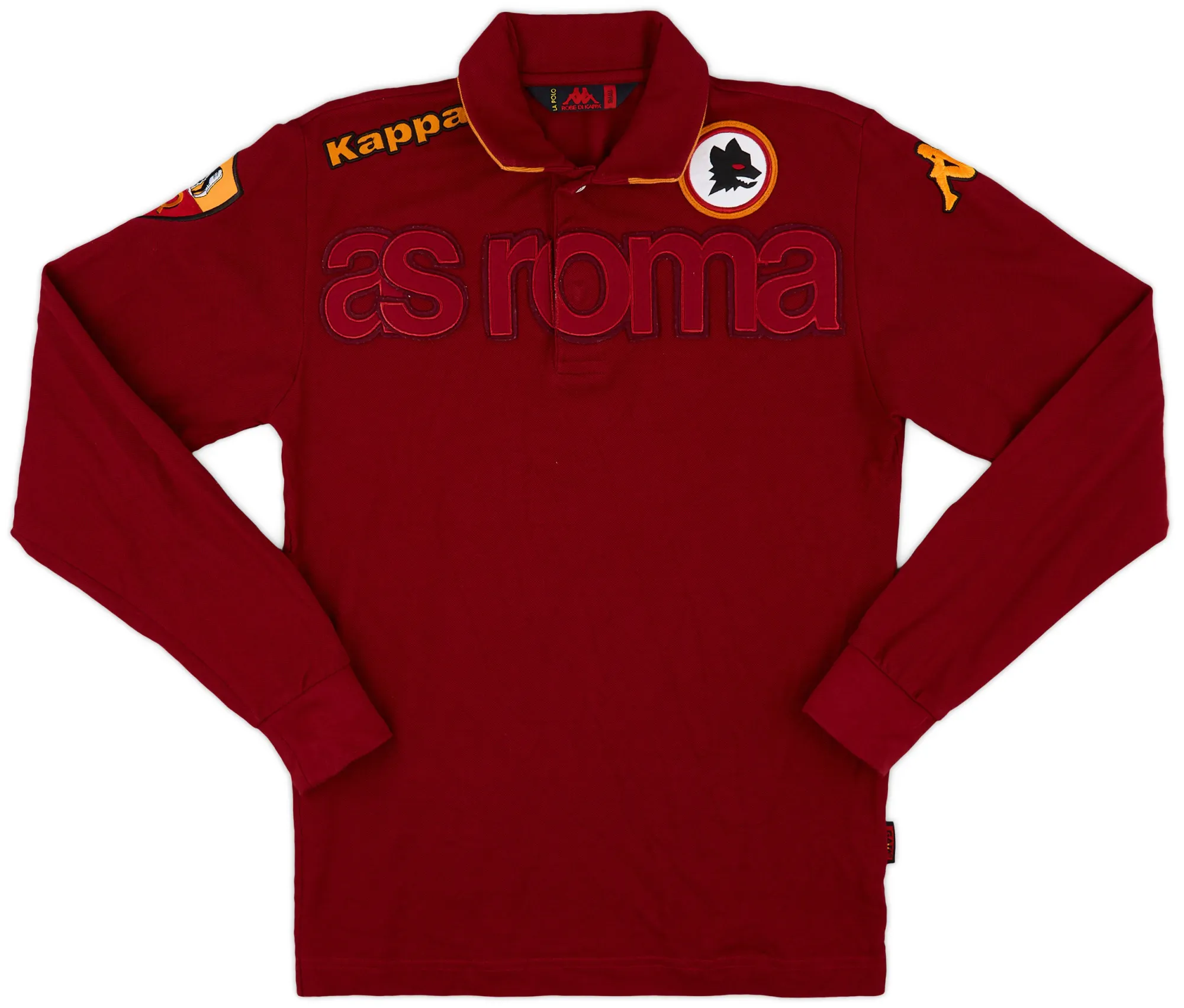 Kappa Roma Mens LS Away Shirt 2007/08