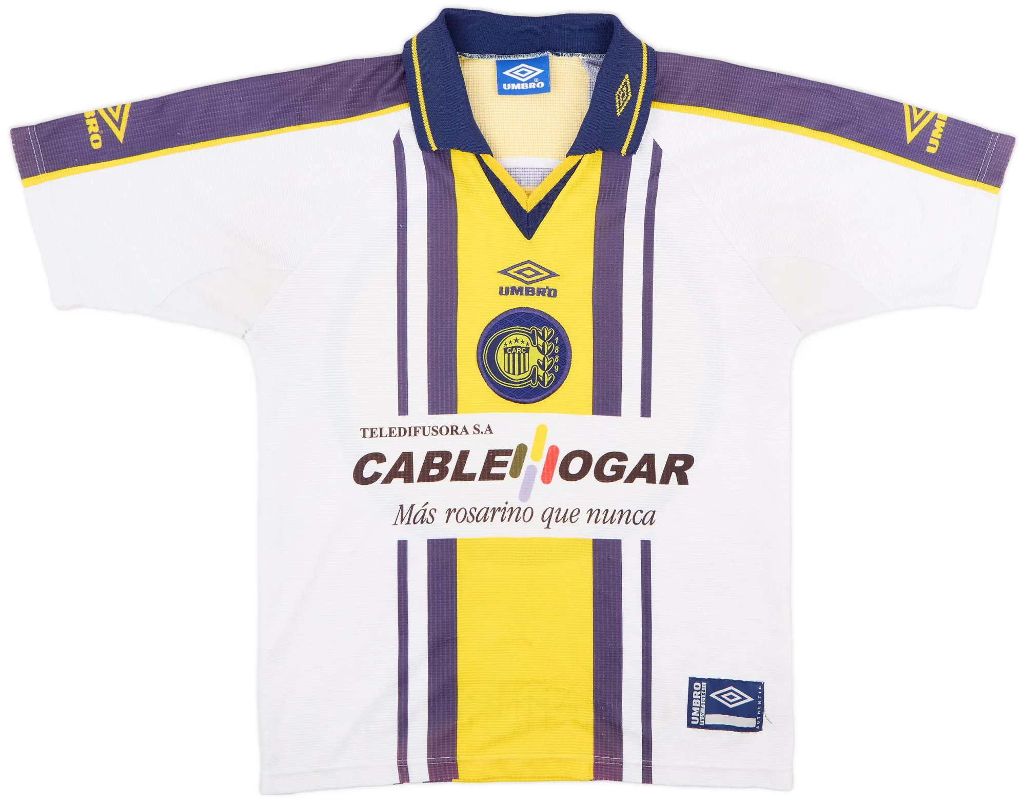 Umbro Rosario Central Mens SS Away Shirt 1998/99