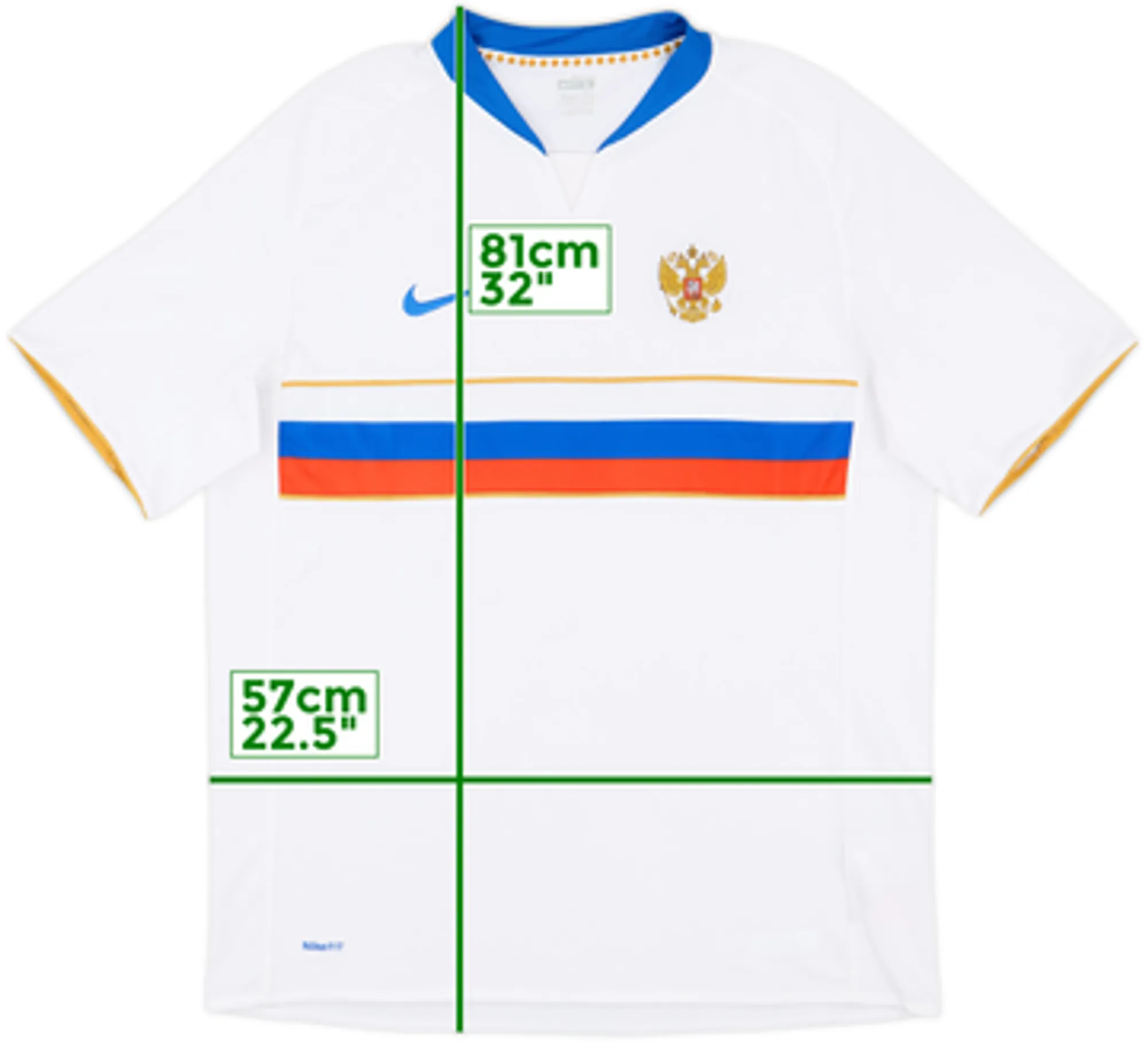 Nike Russia Mens SS Home Shirt 2008