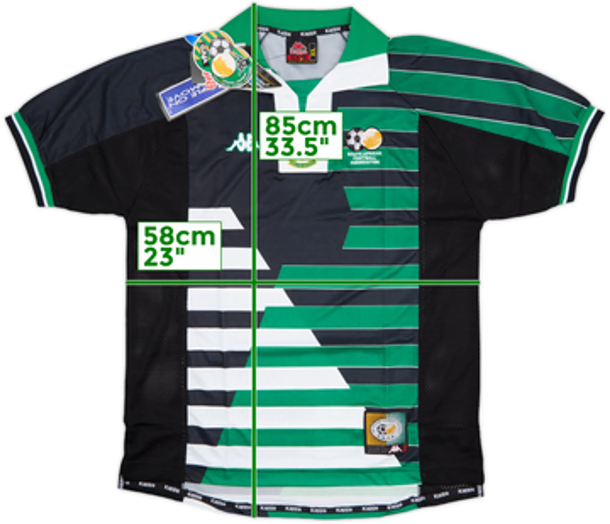 Kappa South Africa Mens SS Away Shirt 1998