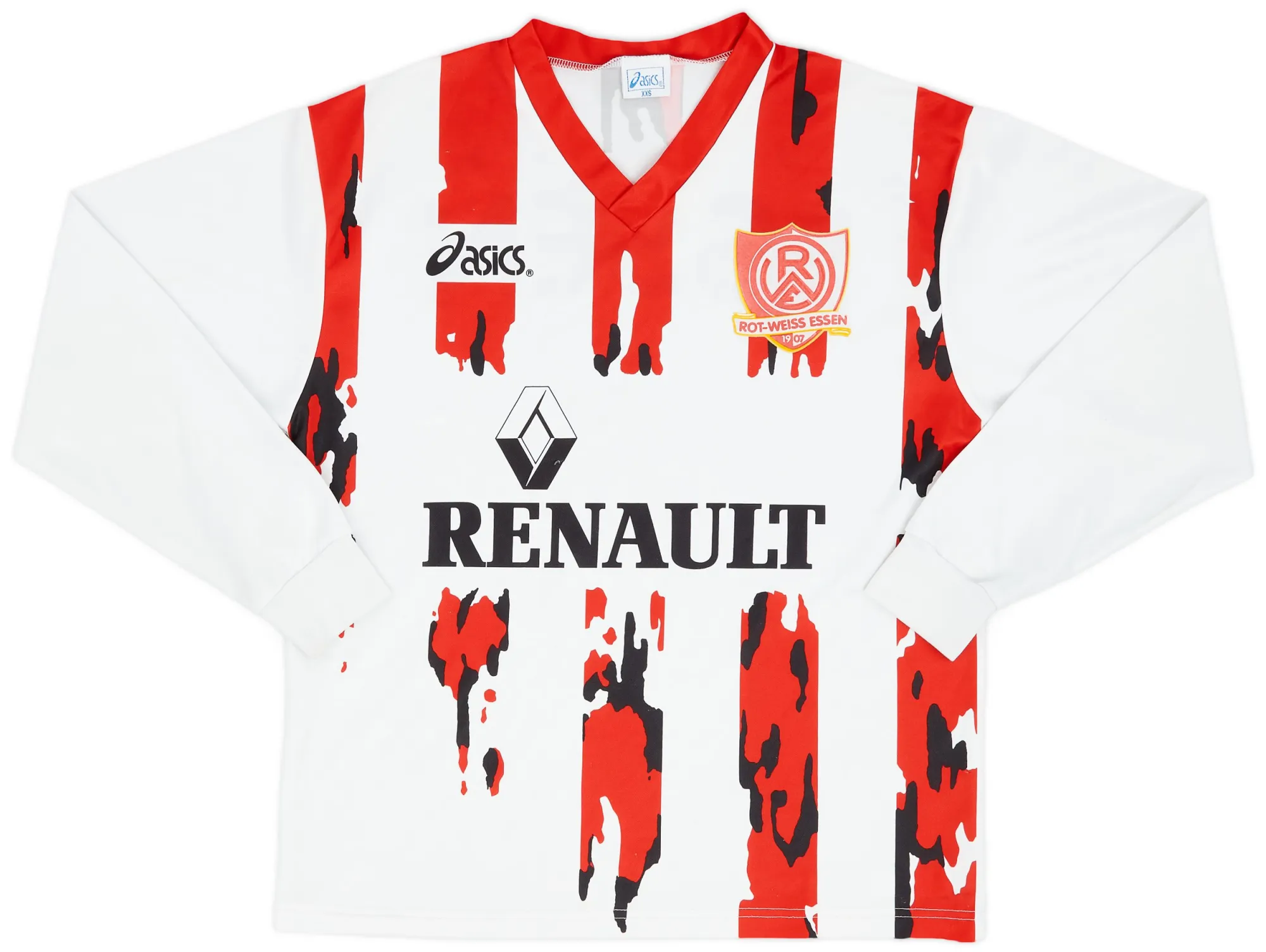 Asics Rot-Weiss Essen Mens LS Home Shirt 1994/95