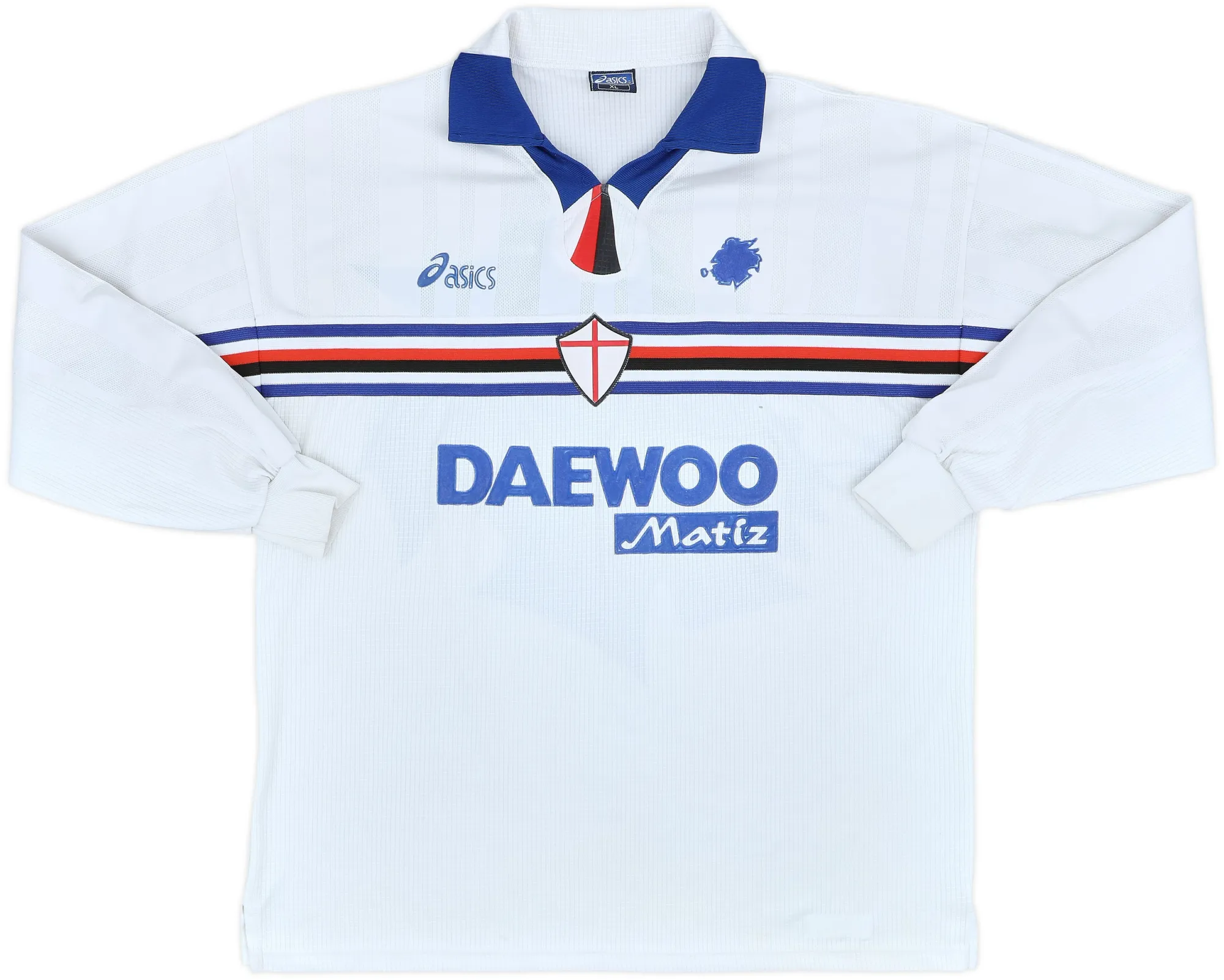 Asics Sampdoria Mens LS Away Shirt 1998/99