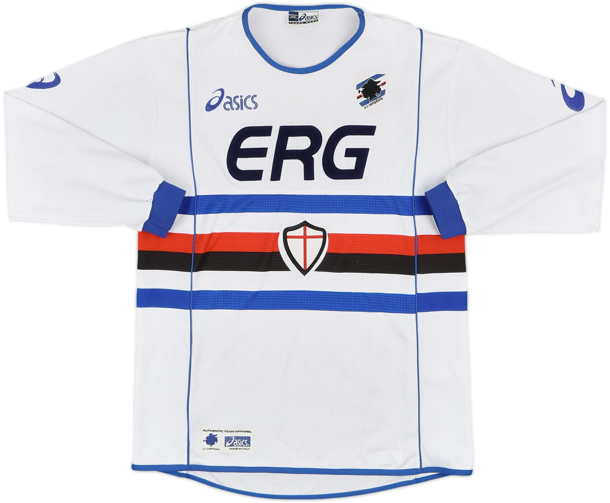 Asics Sampdoria Mens LS Away Shirt 2002/03
