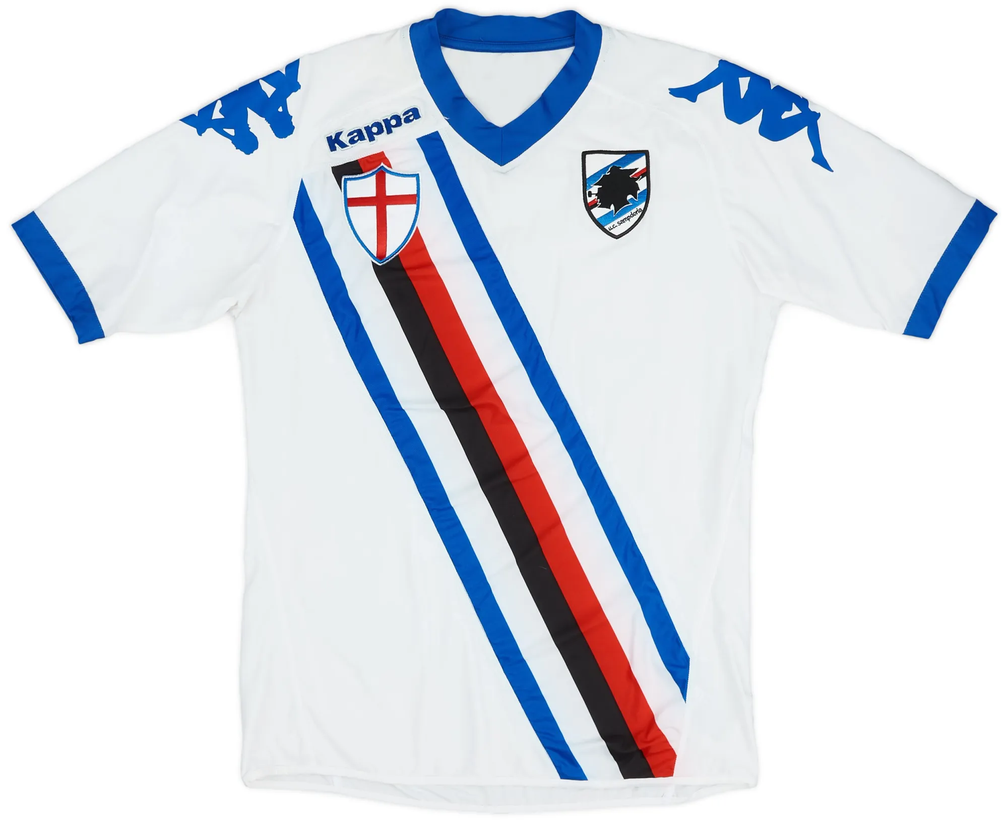Kappa Sampdoria Mens SS Away Shirt 2010/11