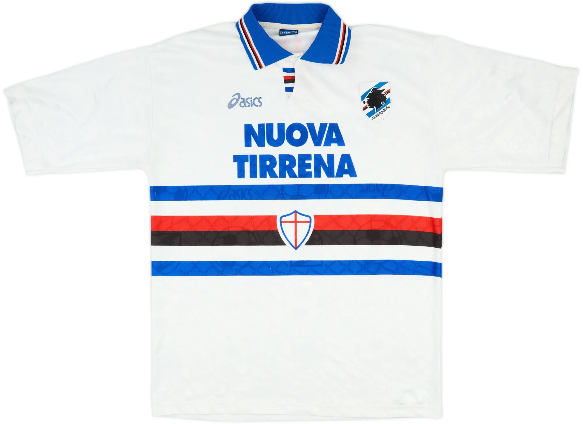 Asics Sampdoria Mens SS Away Shirt 1995/96