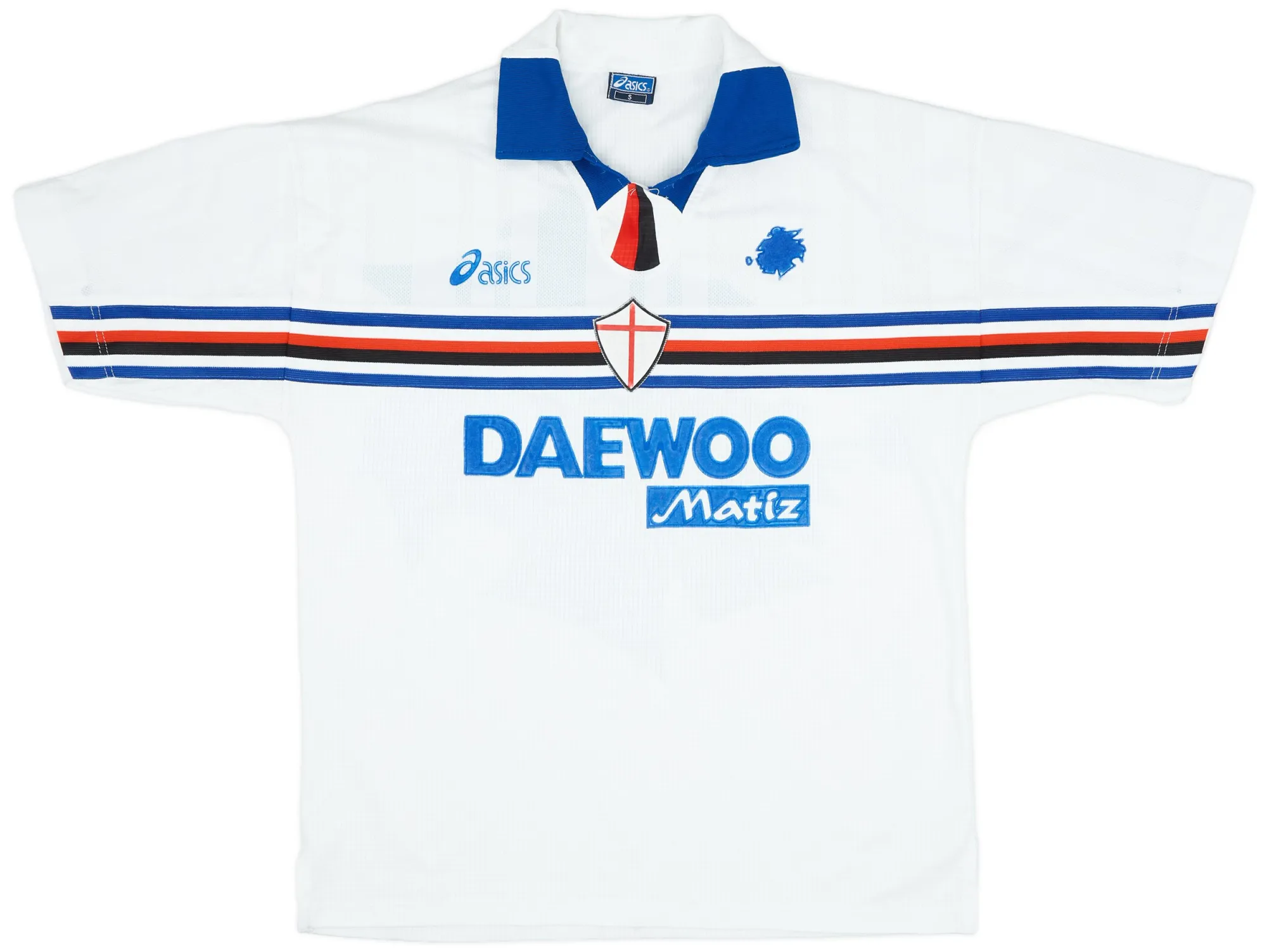 Asics Sampdoria Mens SS Away Shirt 1998/99