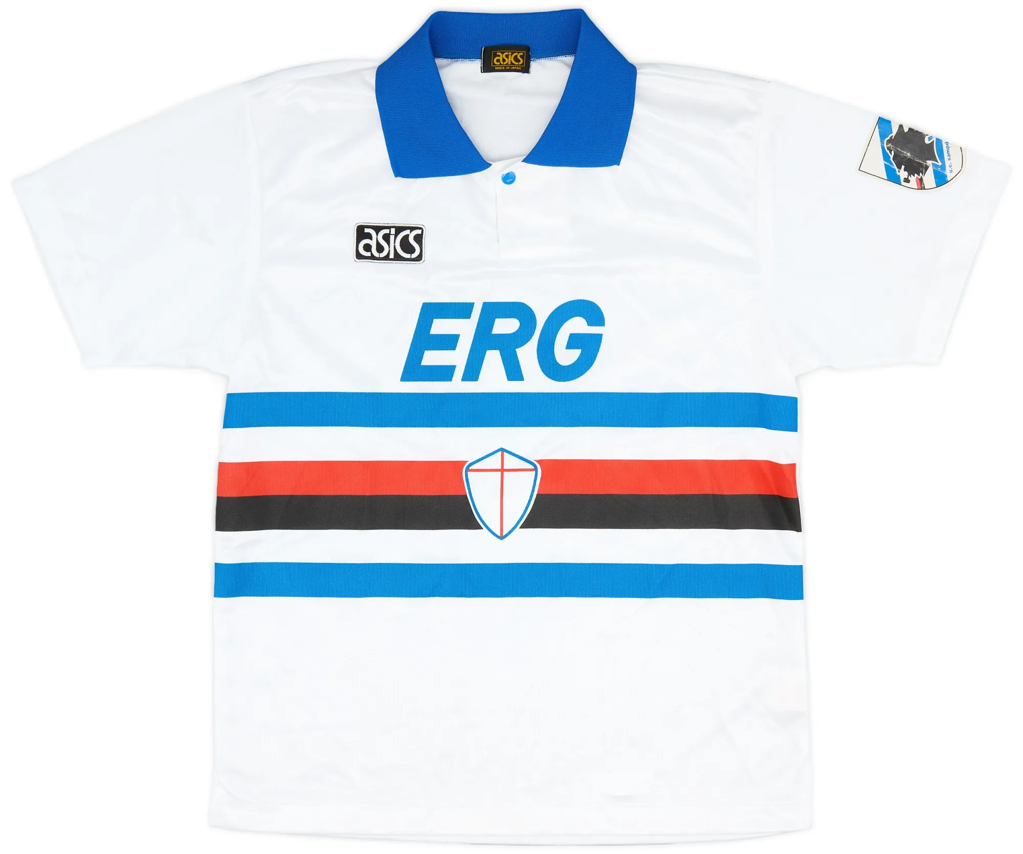 Asics Sampdoria Mens SS Away Shirt 1992/94