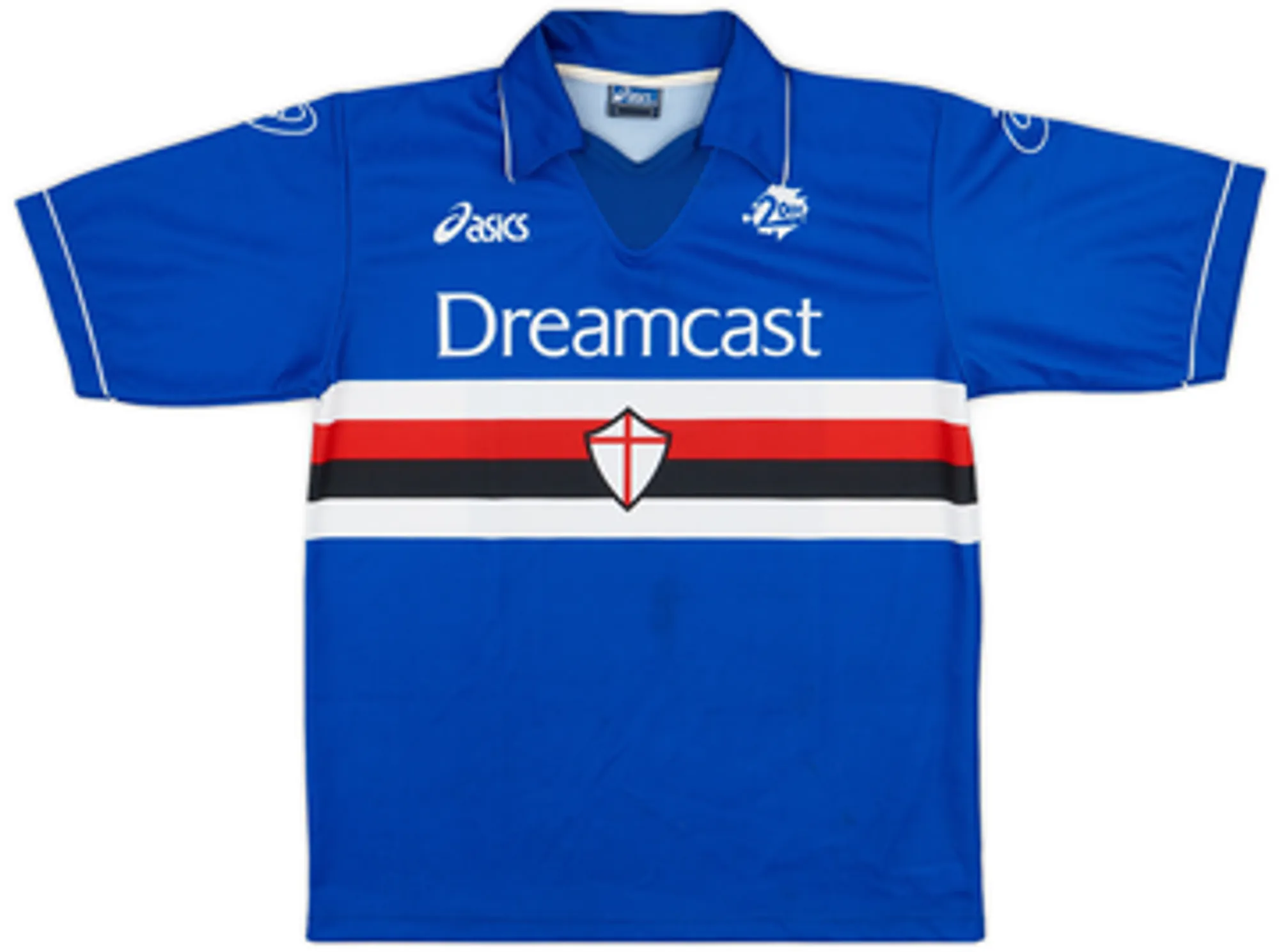 Asics Sampdoria Boys SS Home Shirt 1999/00