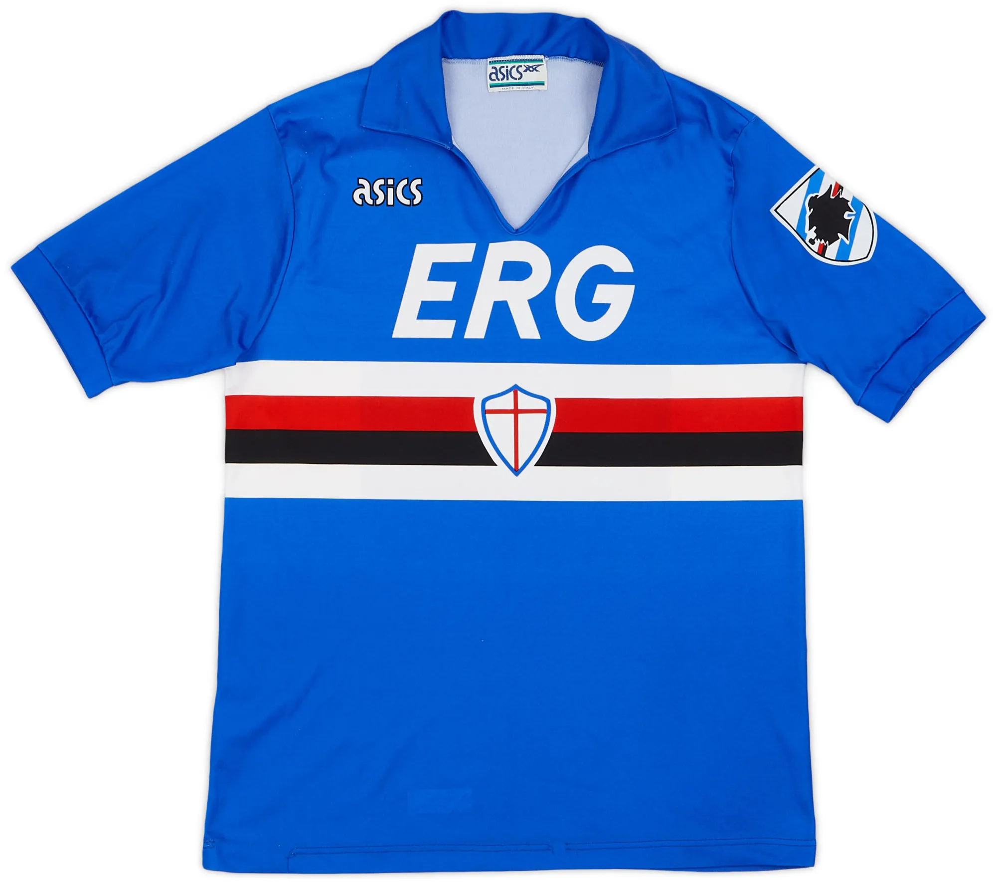 Asics Sampdoria Mens SS Home Shirt 1990/91