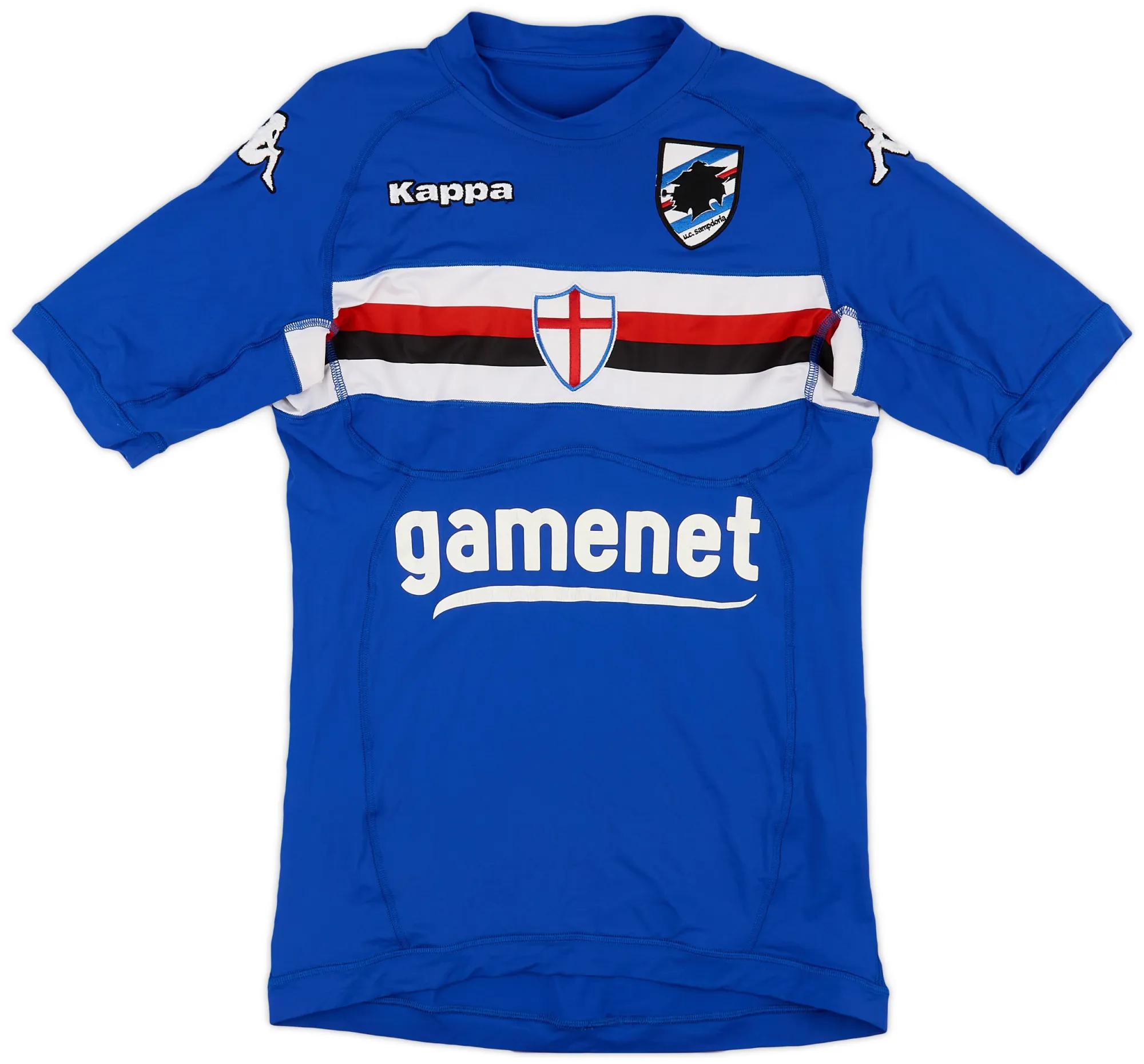 Kappa Sampdoria Mens SS Home Shirt 2011/12